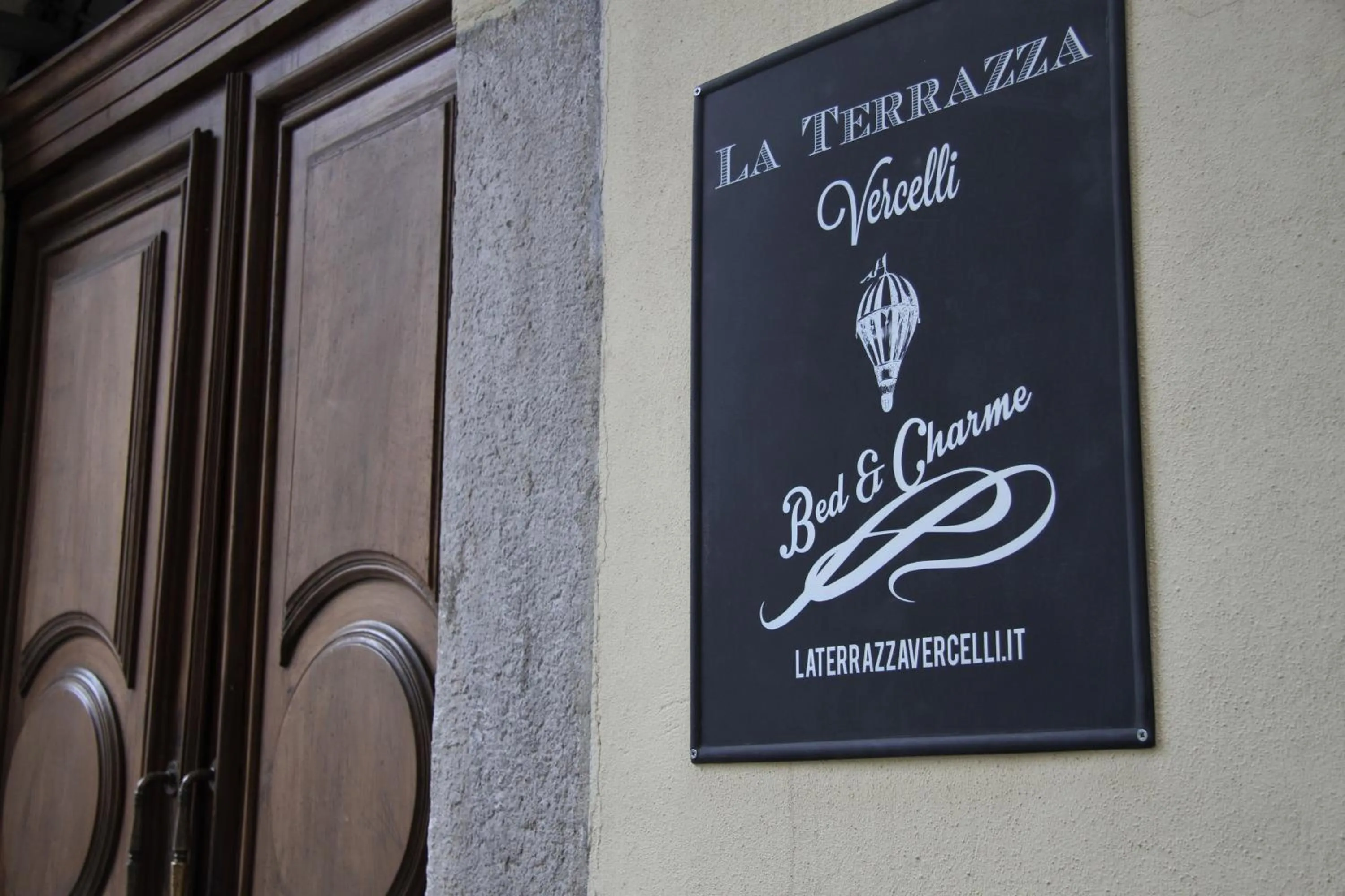 Facade/entrance in La Terrazza Vercelli Bed & Charme