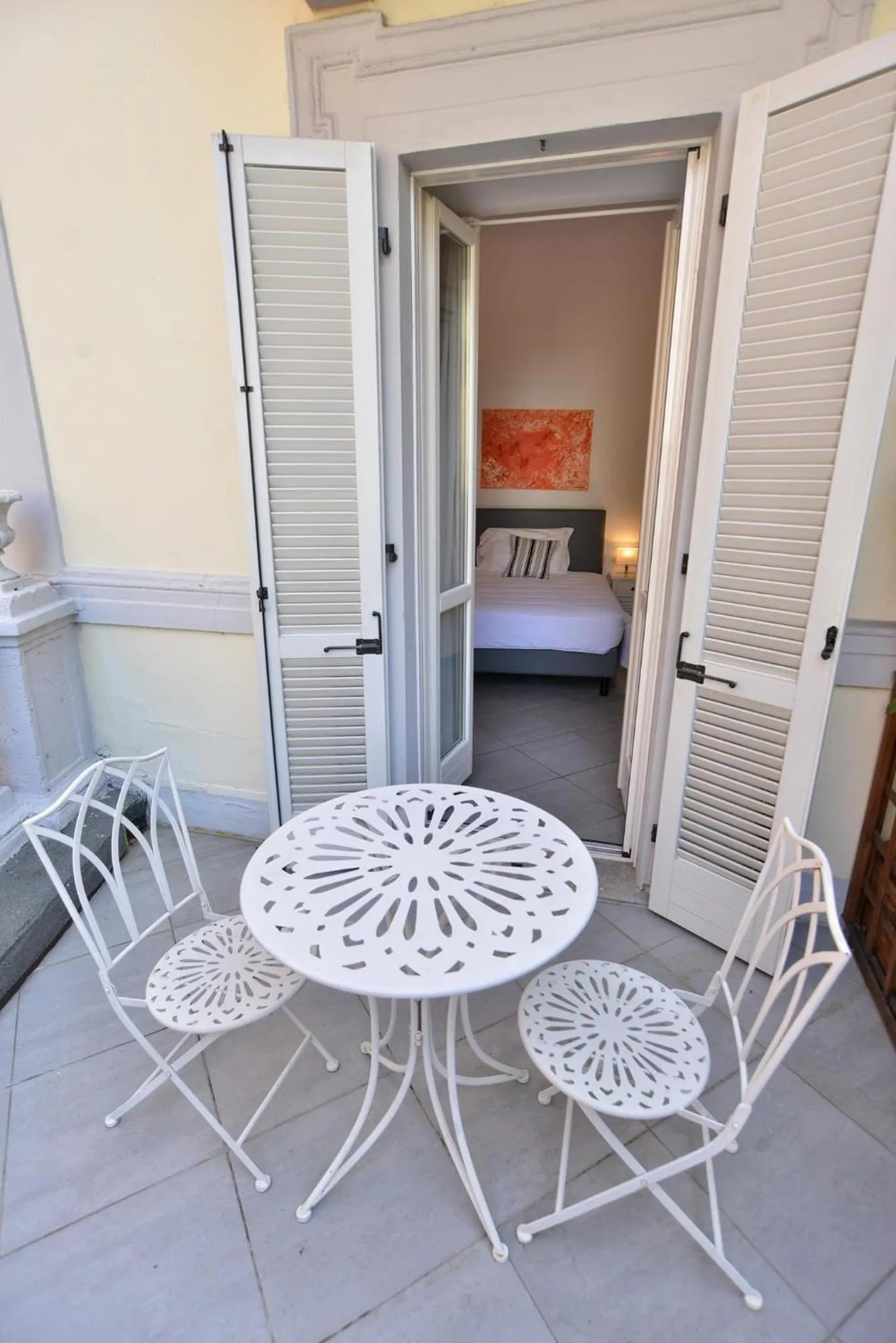 Balcony/Terrace, Bed in La Terrazza Vercelli Bed & Charme