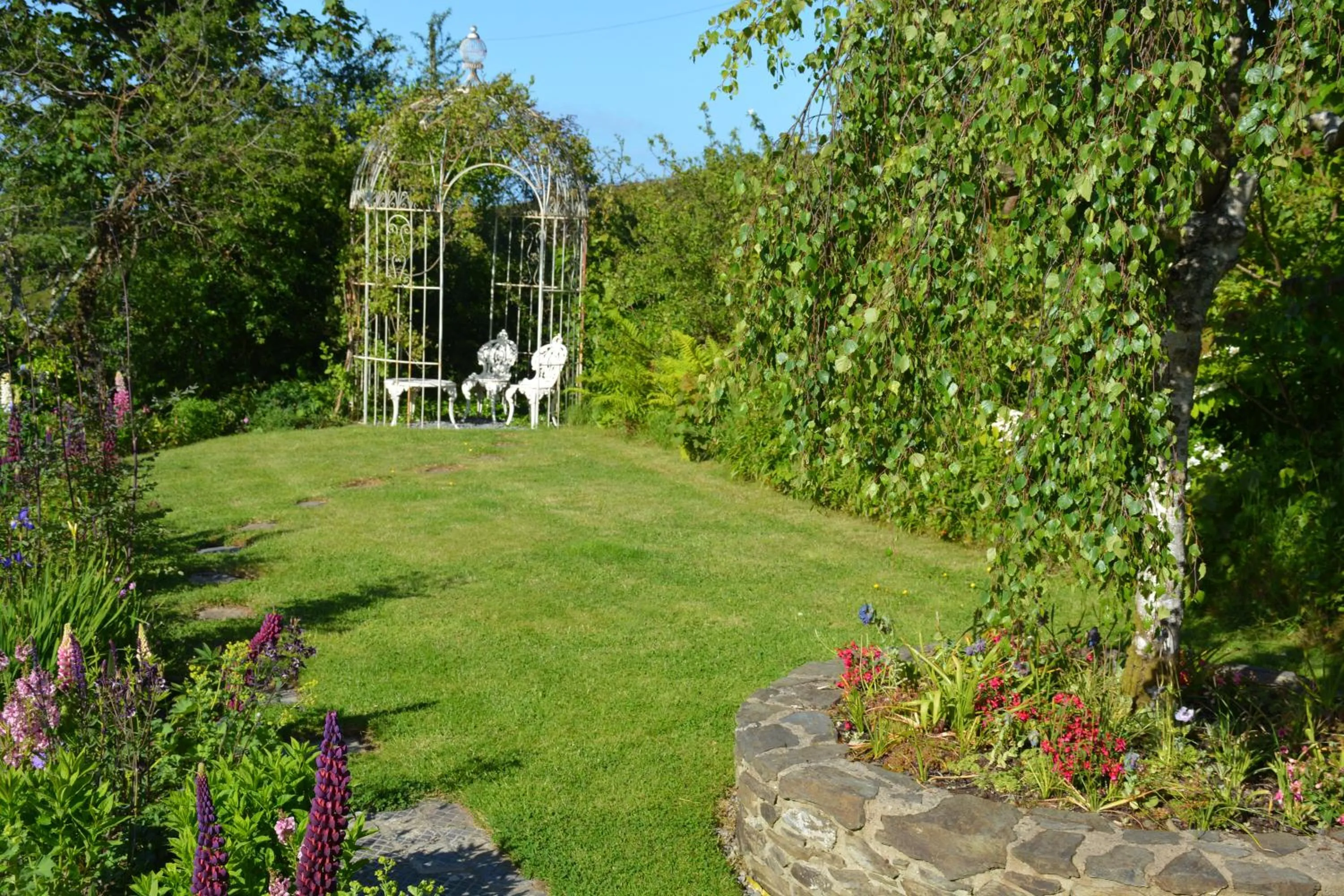 Garden in Kerswell Farmhouse
