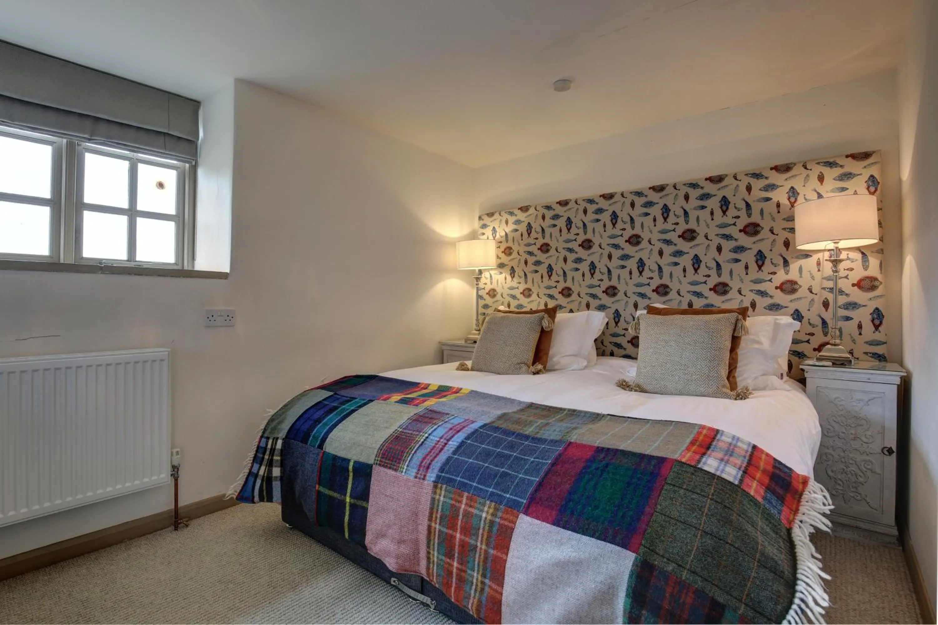 Bed in The Gin Trap Inn