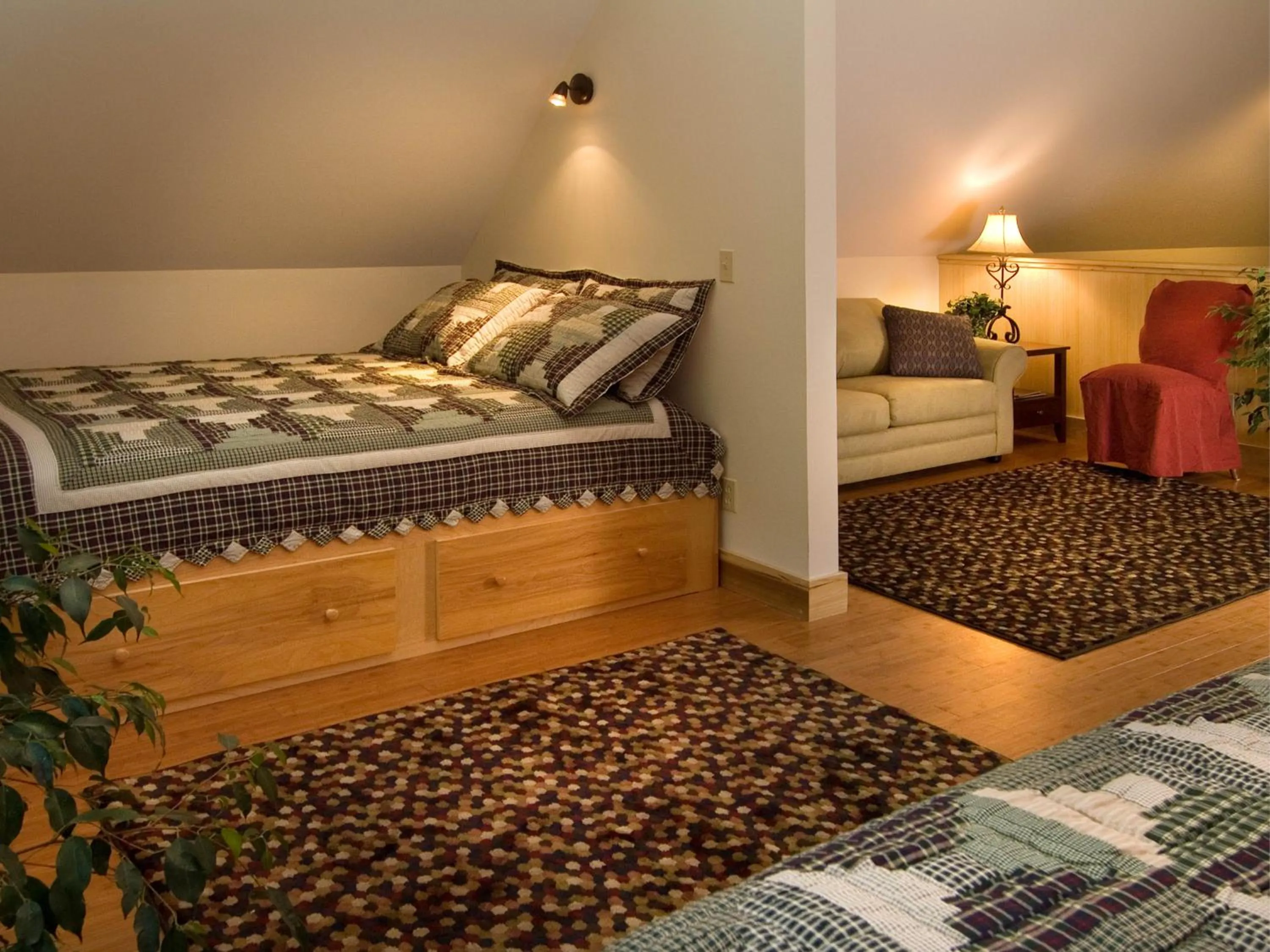 Bed in Adventures on the Gorge