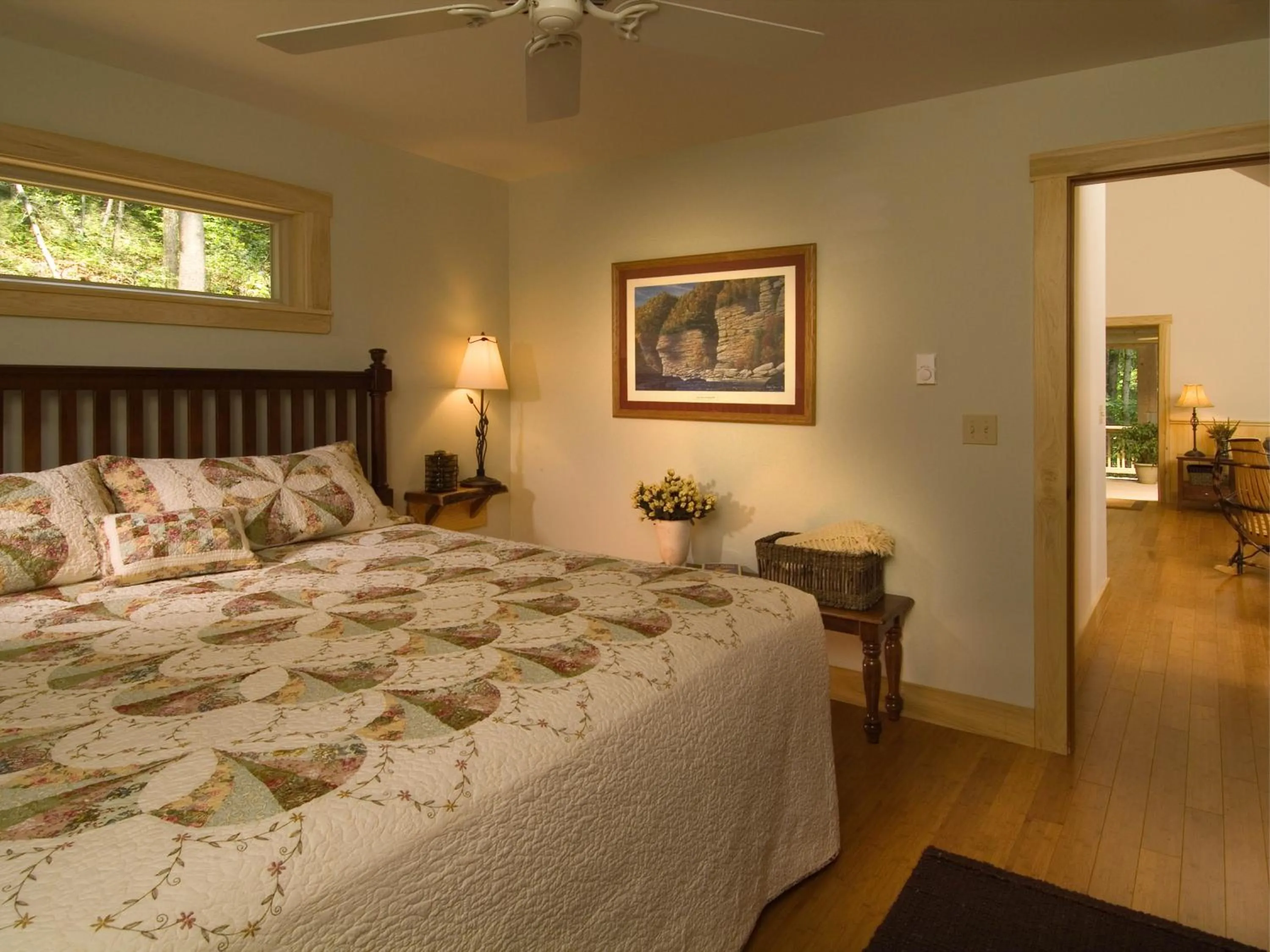 Bed in Adventures on the Gorge