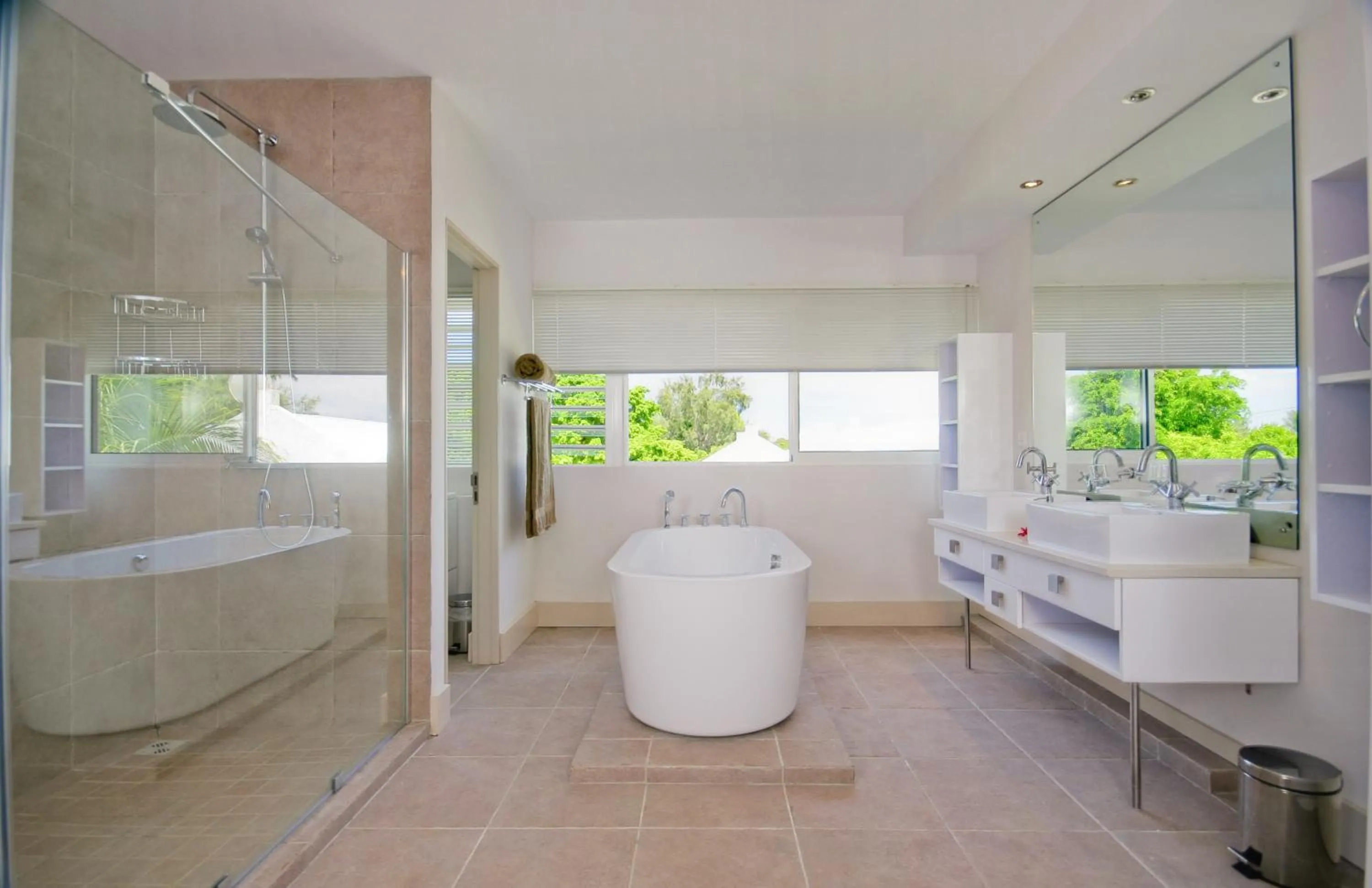 Bathroom in Cape Point Seafront by LOV Mauritius