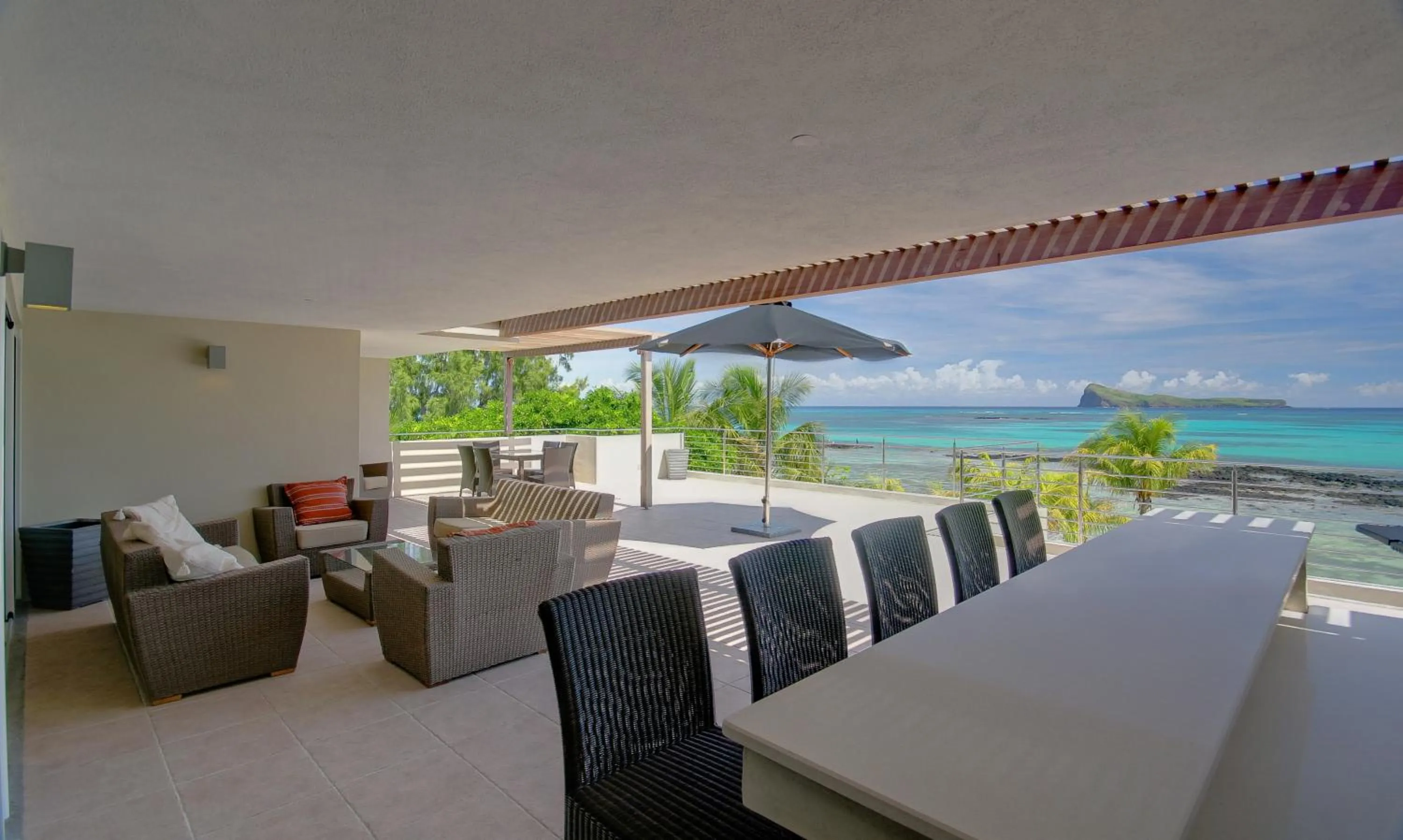 Balcony/Terrace in Cape Point Seafront by LOV Mauritius