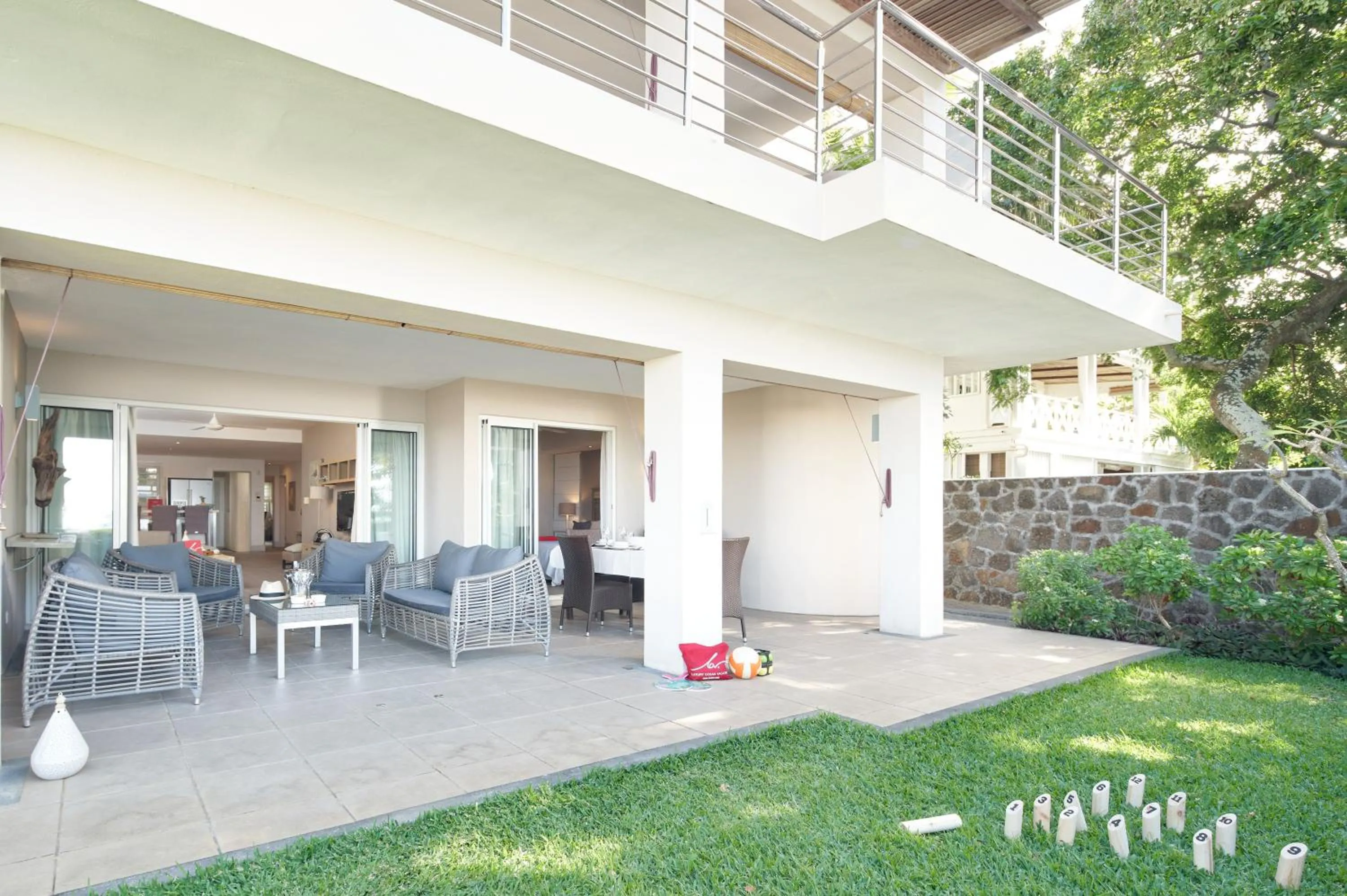 Balcony/Terrace in Cape Point Seafront by LOV Mauritius
