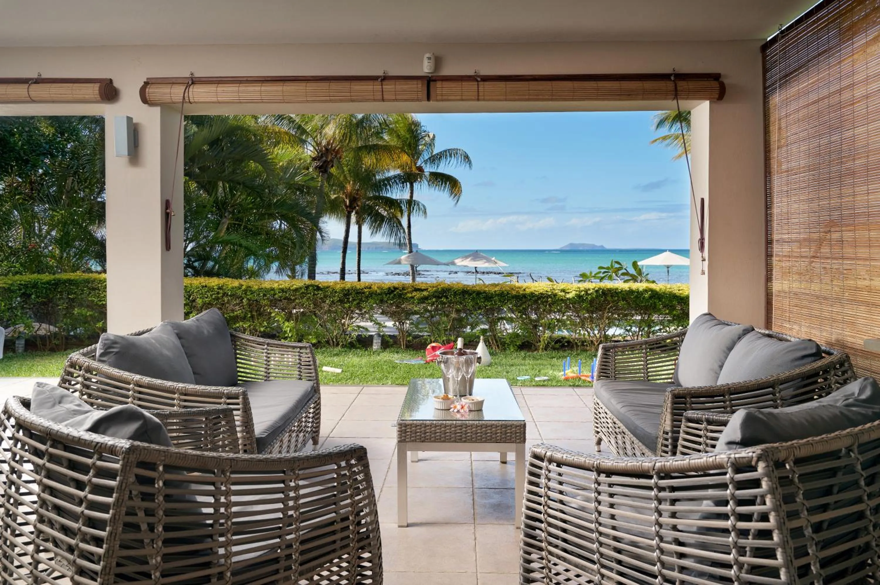 Balcony/Terrace in Cape Point Seafront by LOV Mauritius