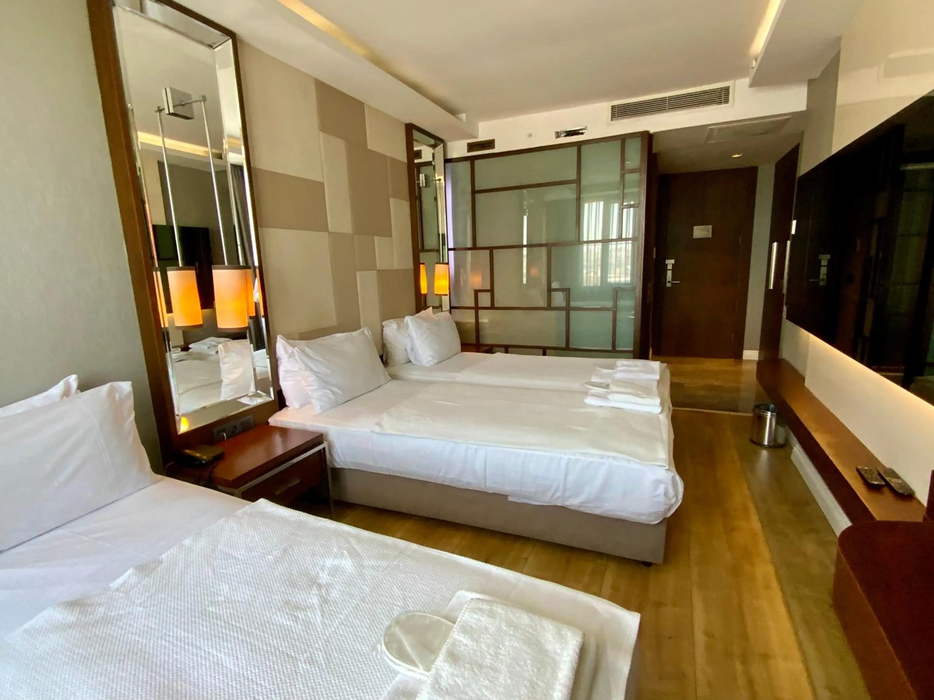 Bed in The Biancho Hotel Pera