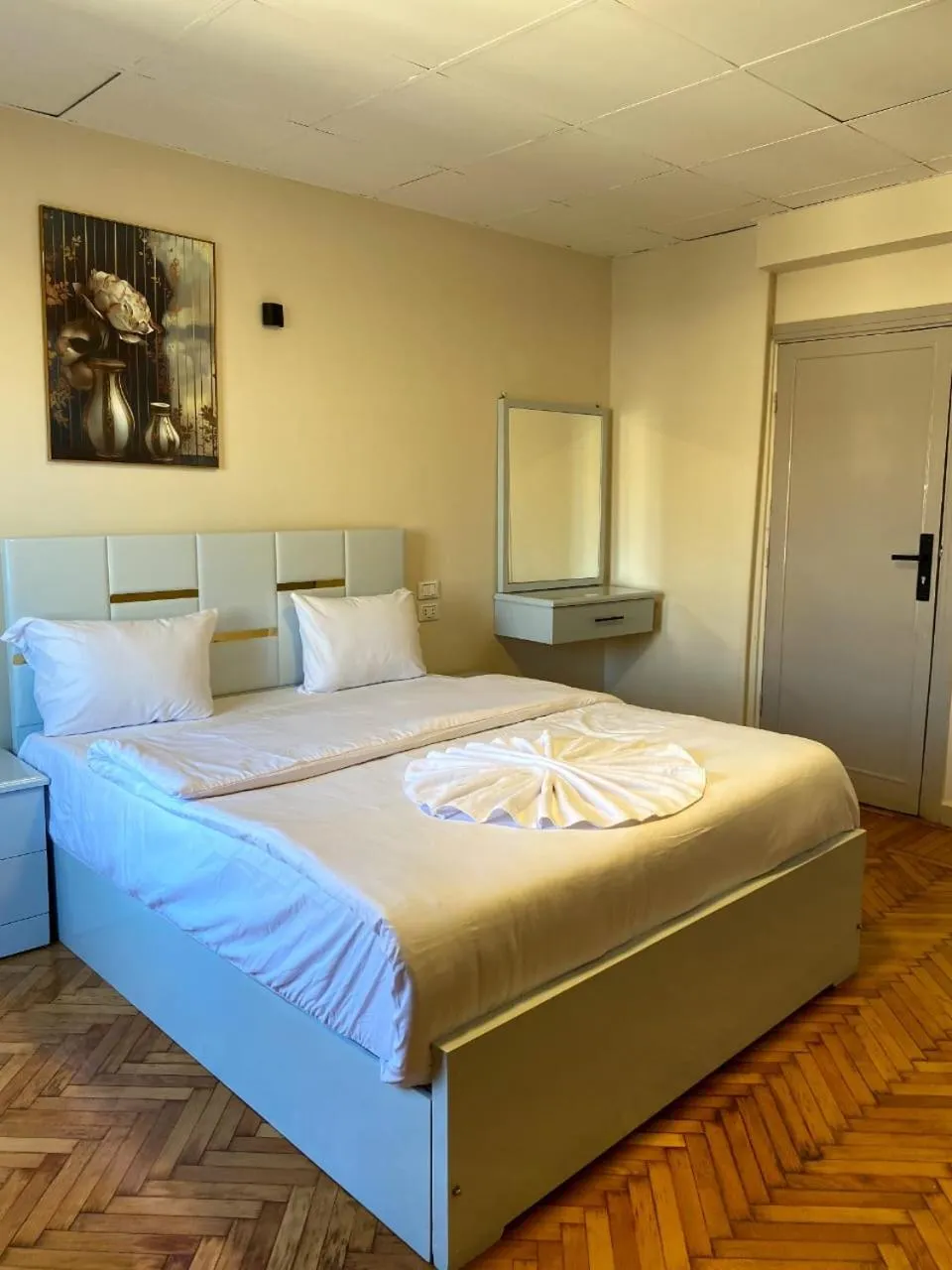 Bed in Sky light hotel