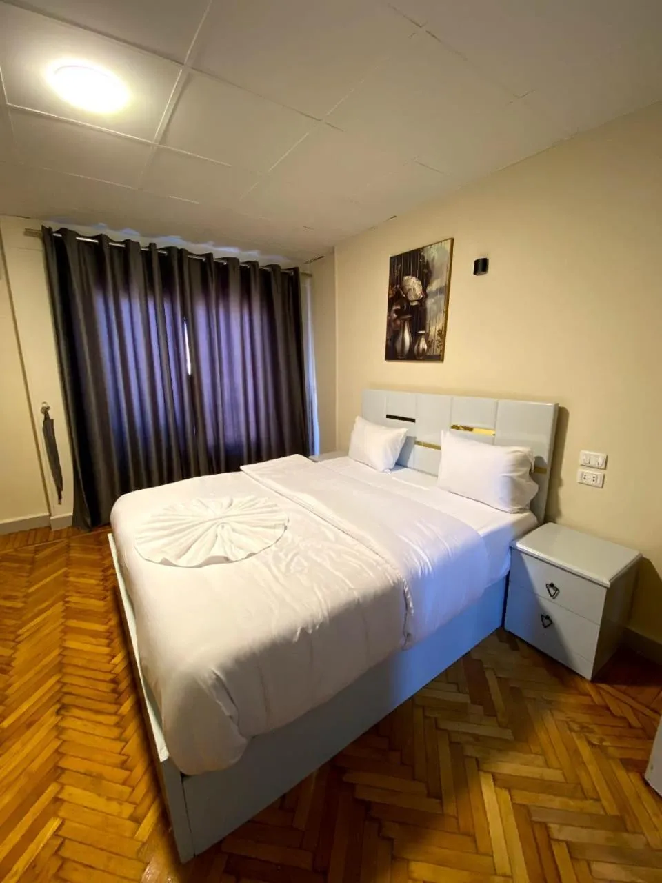 Bed in Sky light hotel