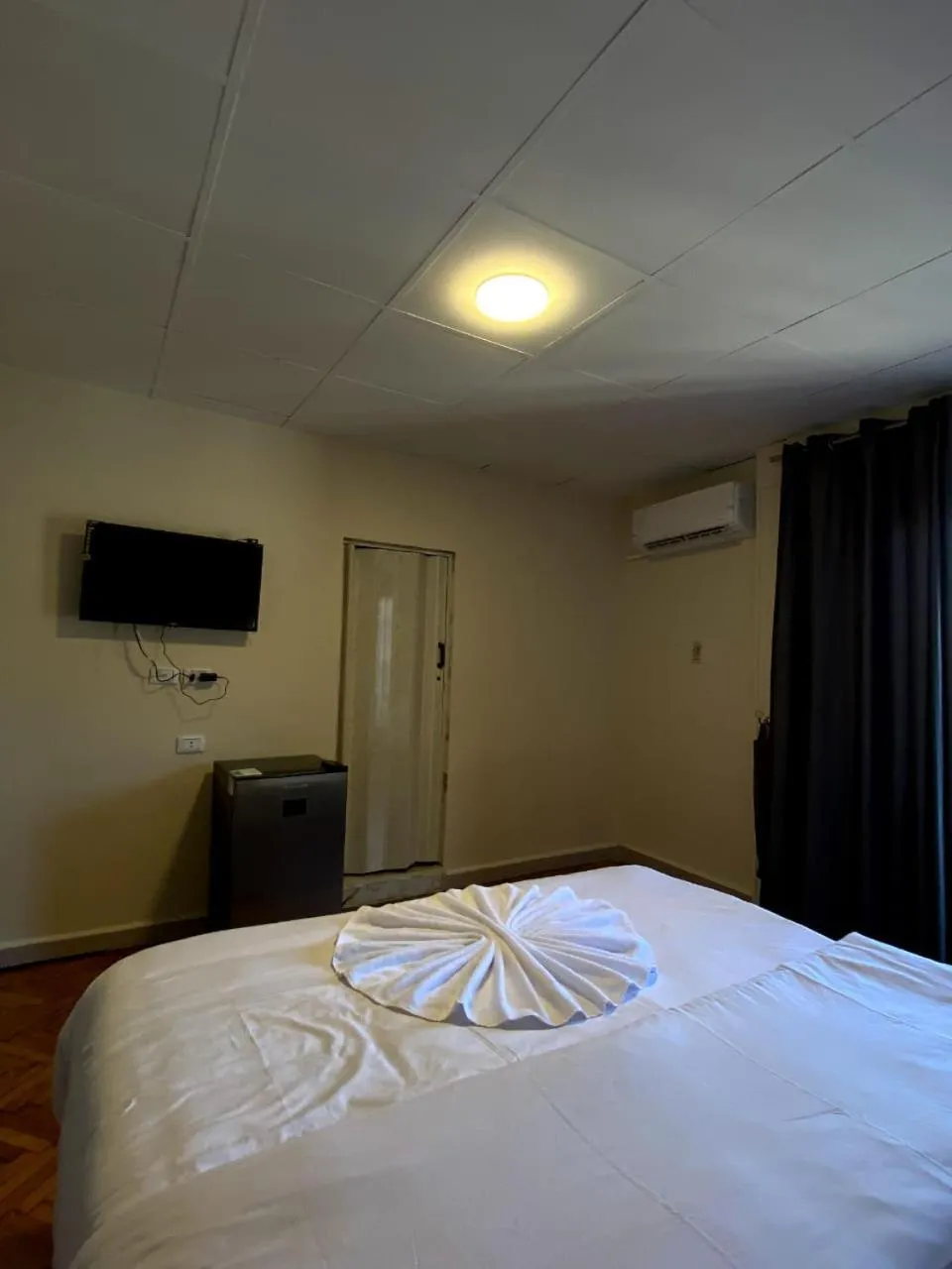 Bed in Sky light hotel