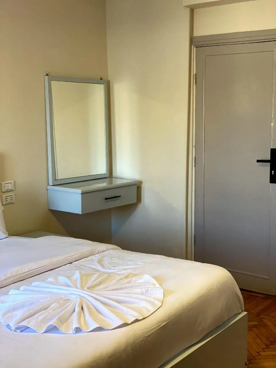 Bed in Sky light hotel