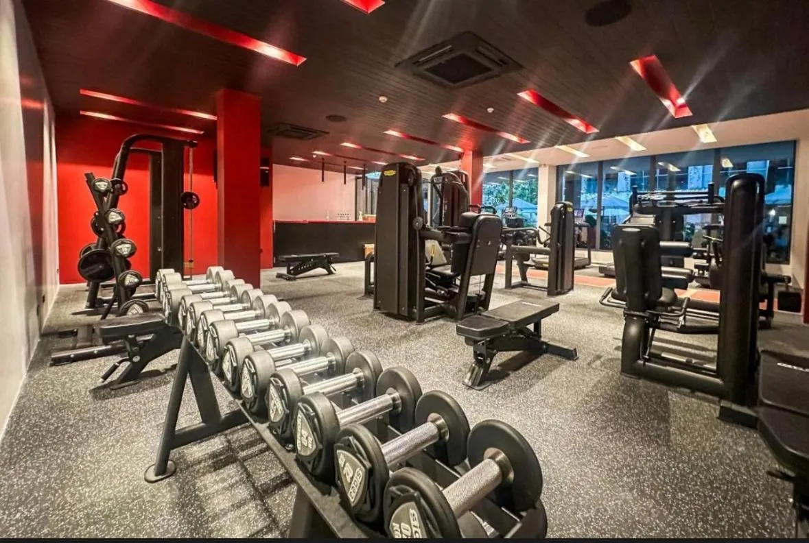 Fitness centre/facilities in La Green hotel and residence