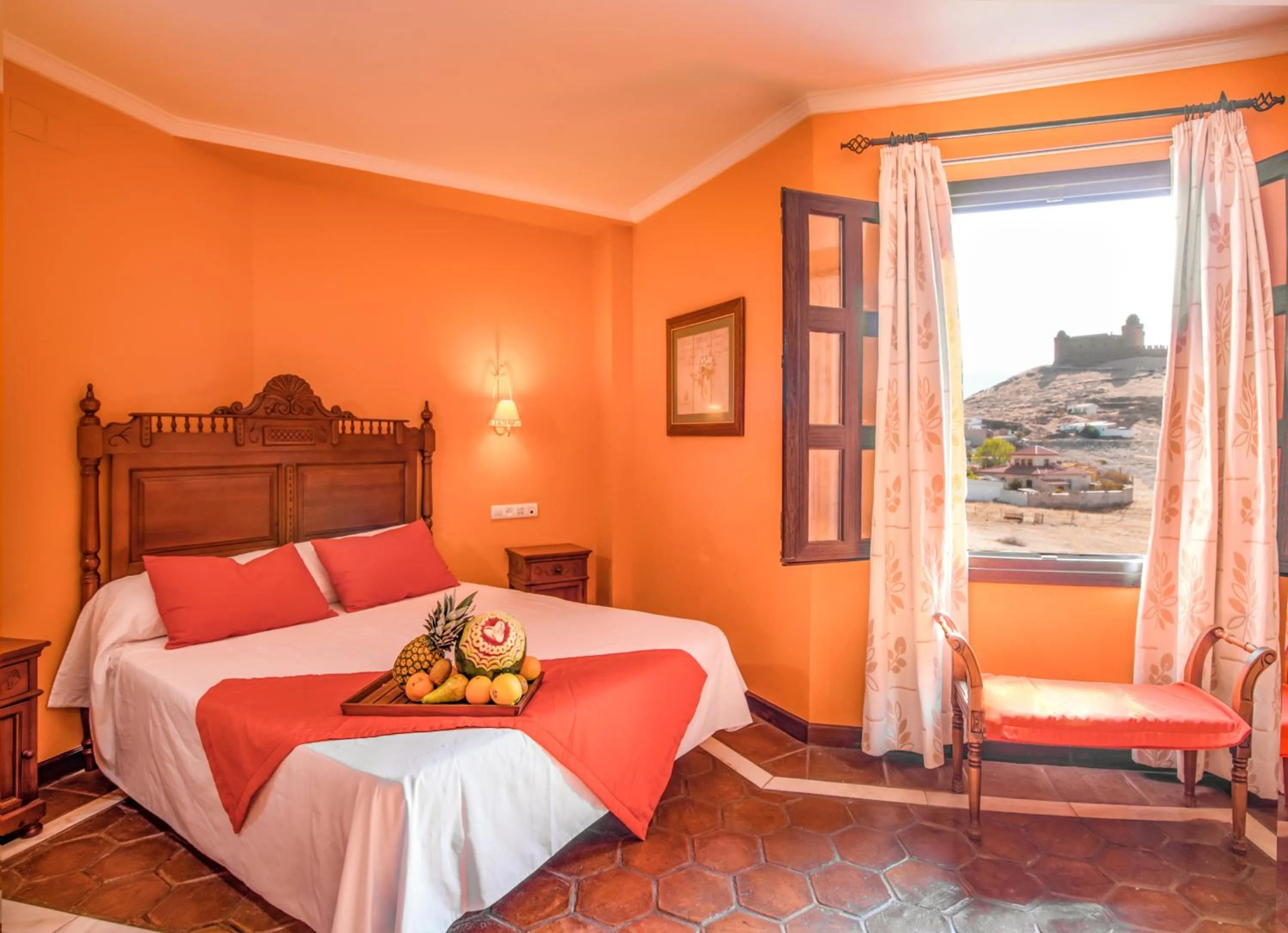 Bed in Hospederia del Zenete