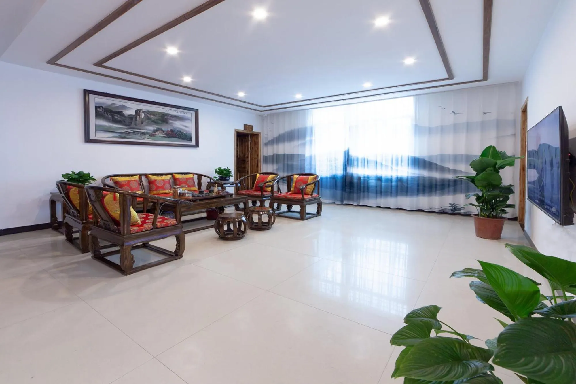 Lobby or reception in Hotel California Zhangjiajie