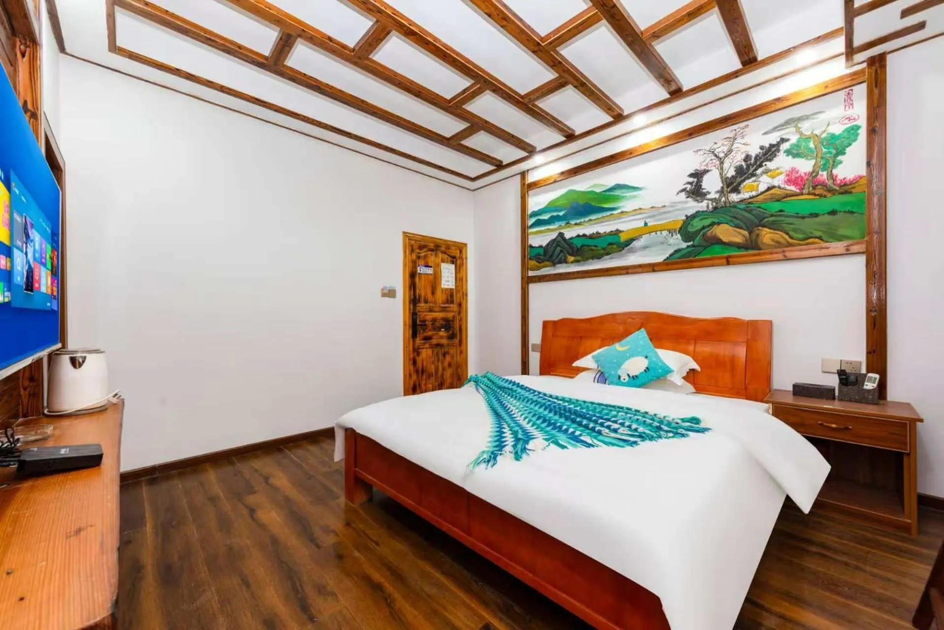 Bed in Hotel California Zhangjiajie