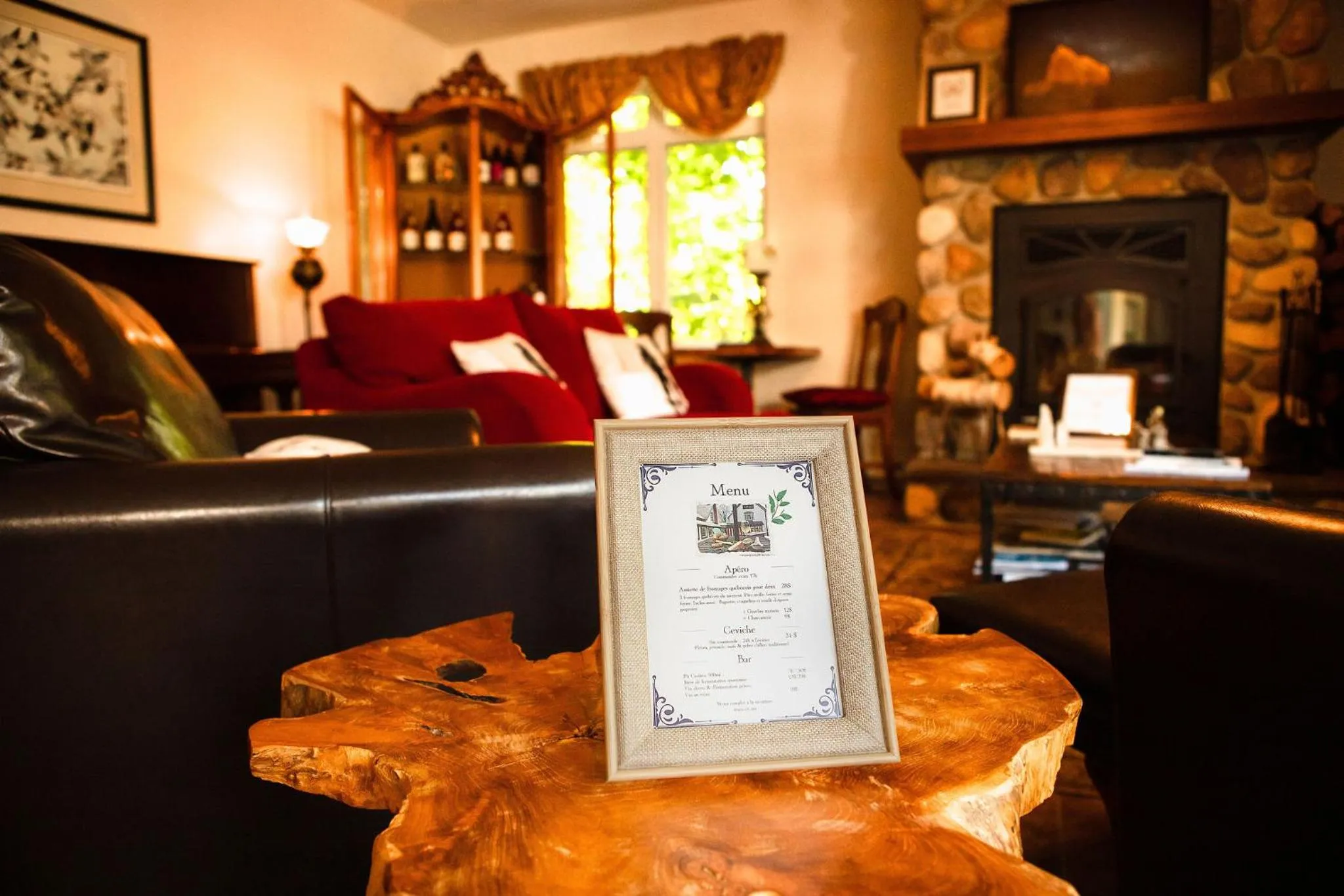 Living room in Auberge Sous les Arbres