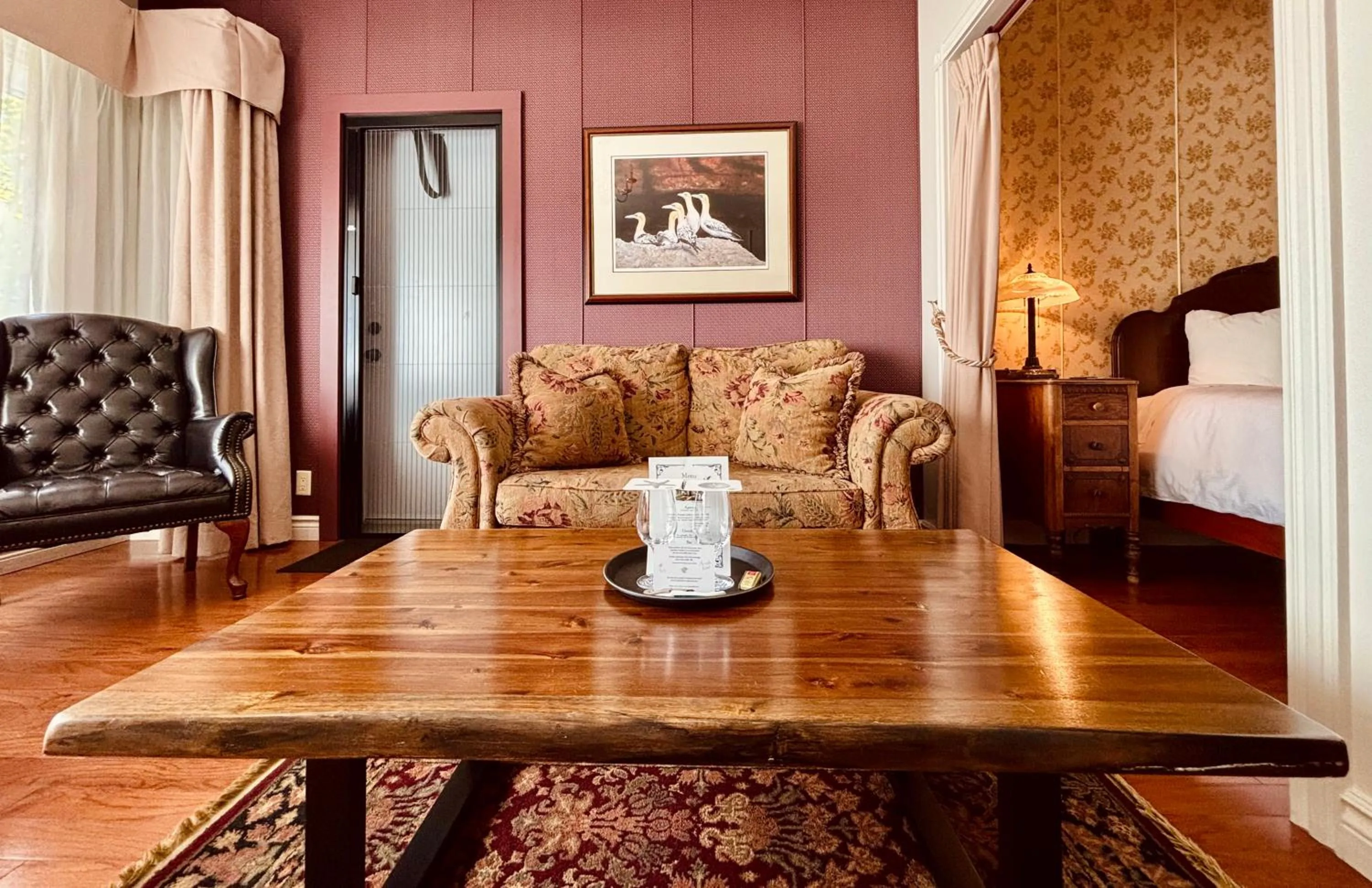 Living room in Auberge Sous les Arbres