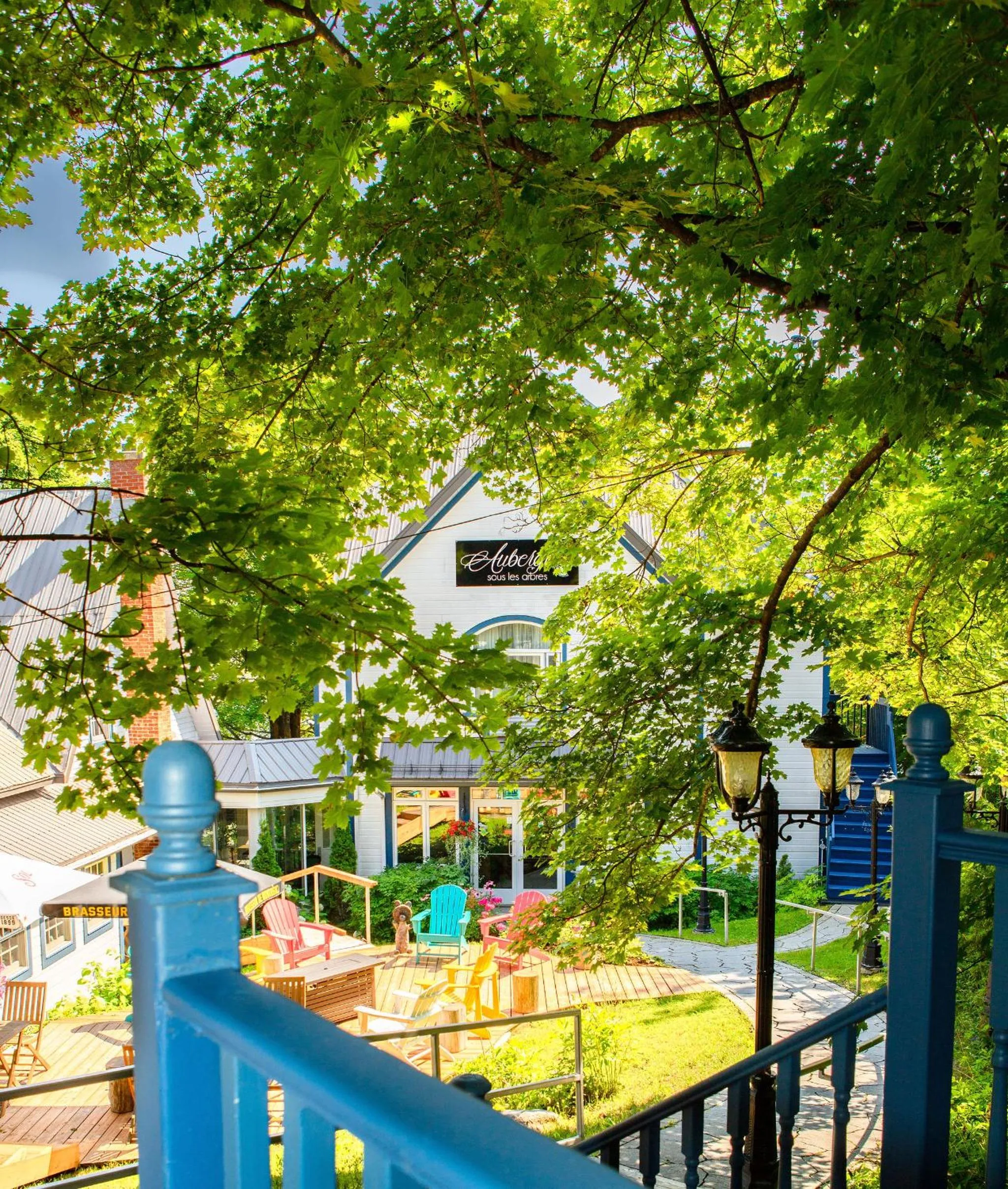 Patio in Auberge Sous les Arbres
