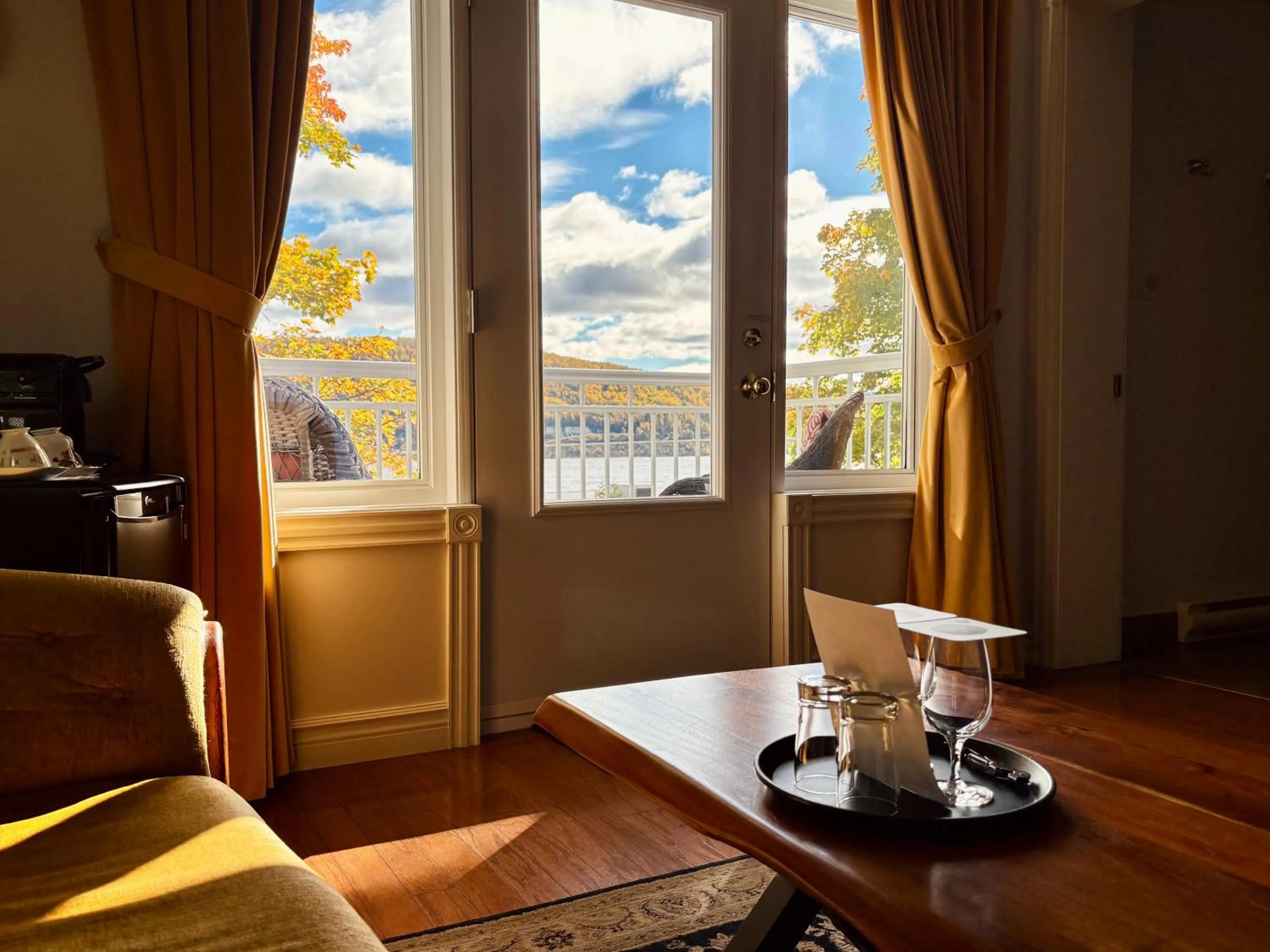 Natural landscape in Auberge Sous les Arbres