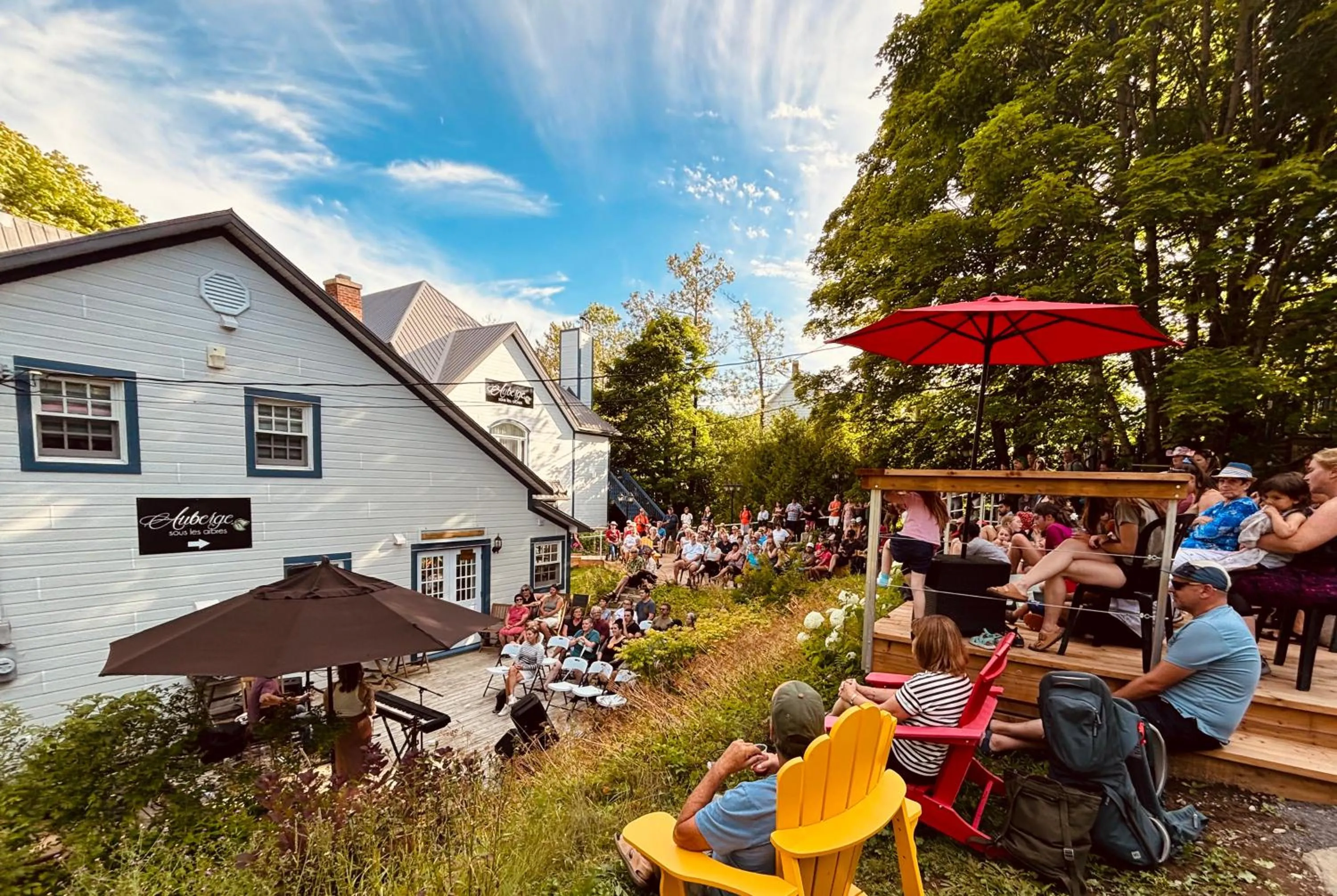 Property building in Auberge Sous les Arbres