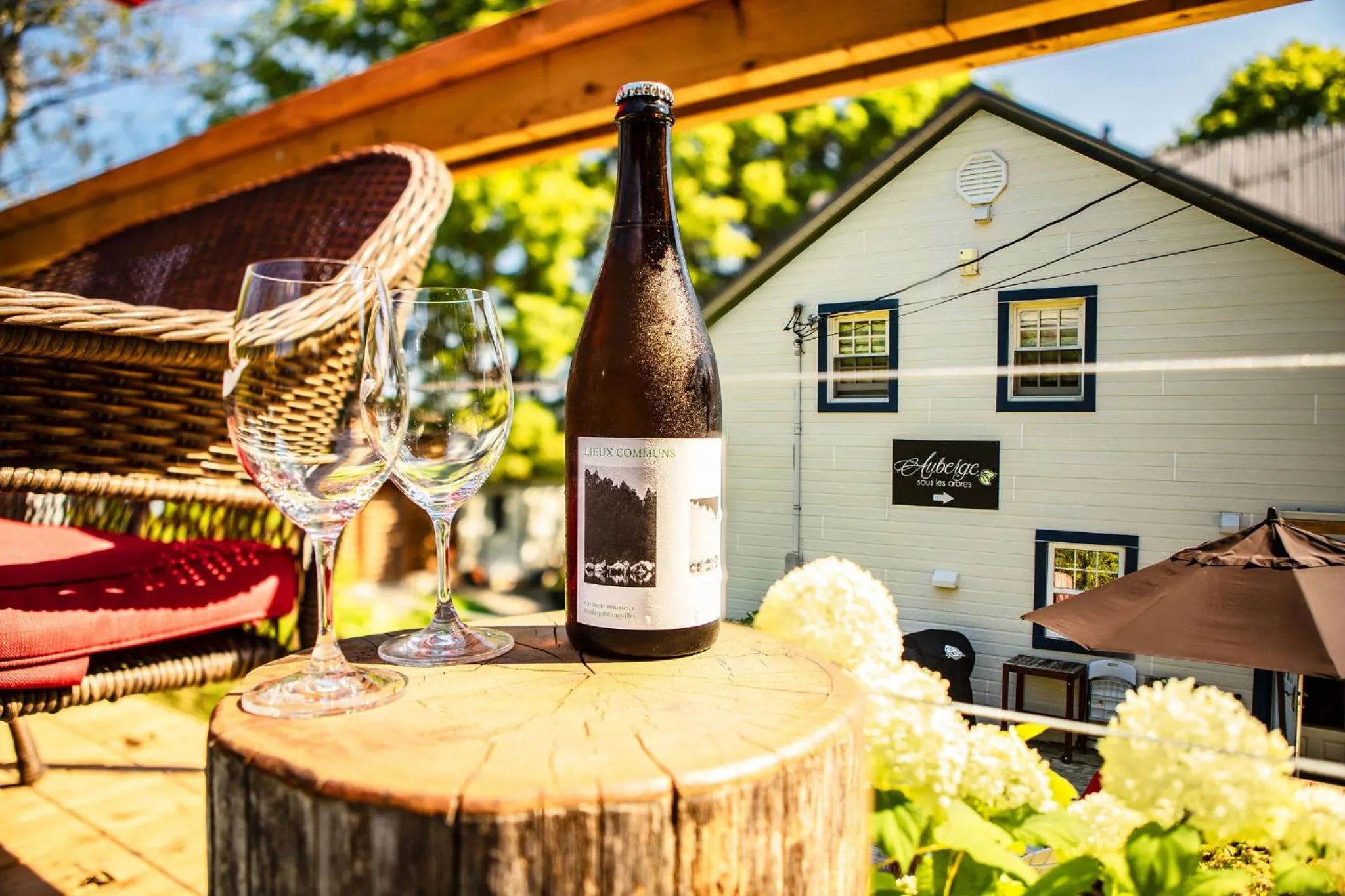 Property building in Auberge Sous les Arbres