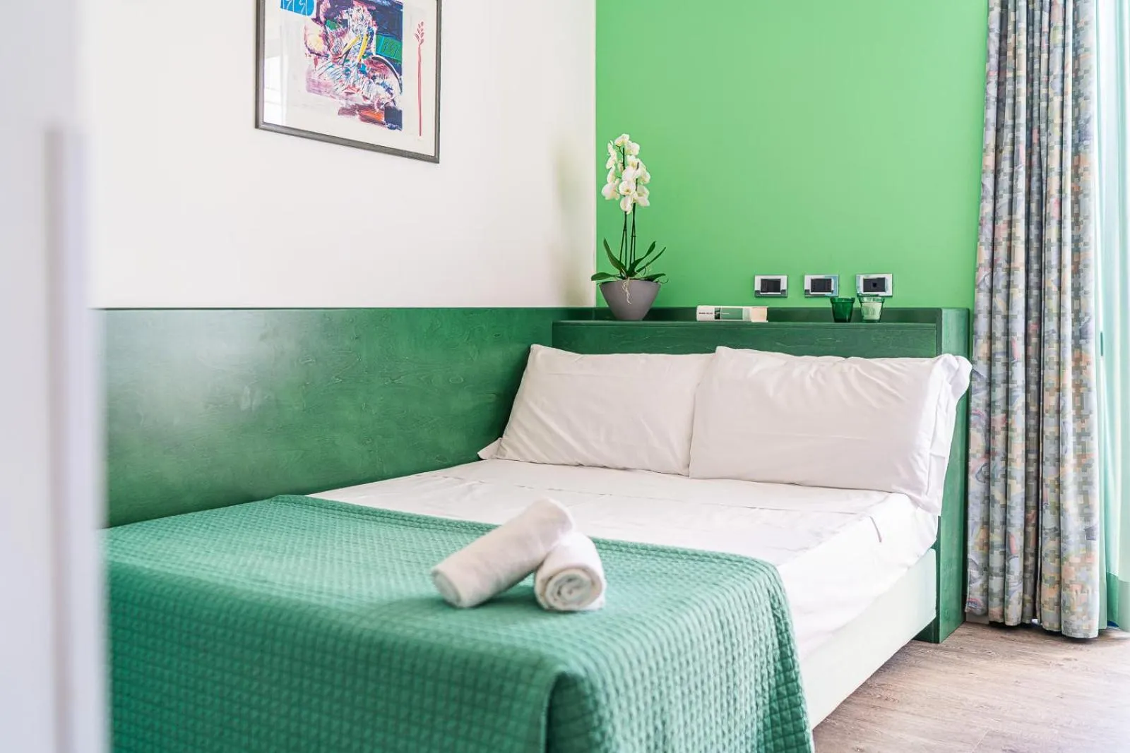 Bed in Hotel Medusa Splendid