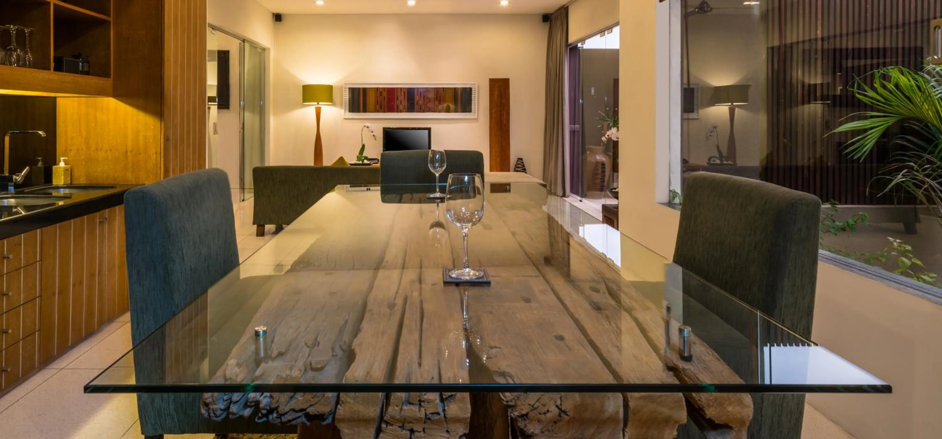 Dining area in Cicada Luxury Townhouses