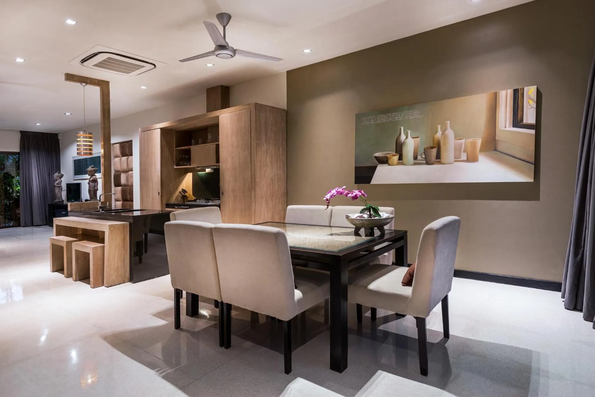 Dining area in Cicada Luxury Townhouses