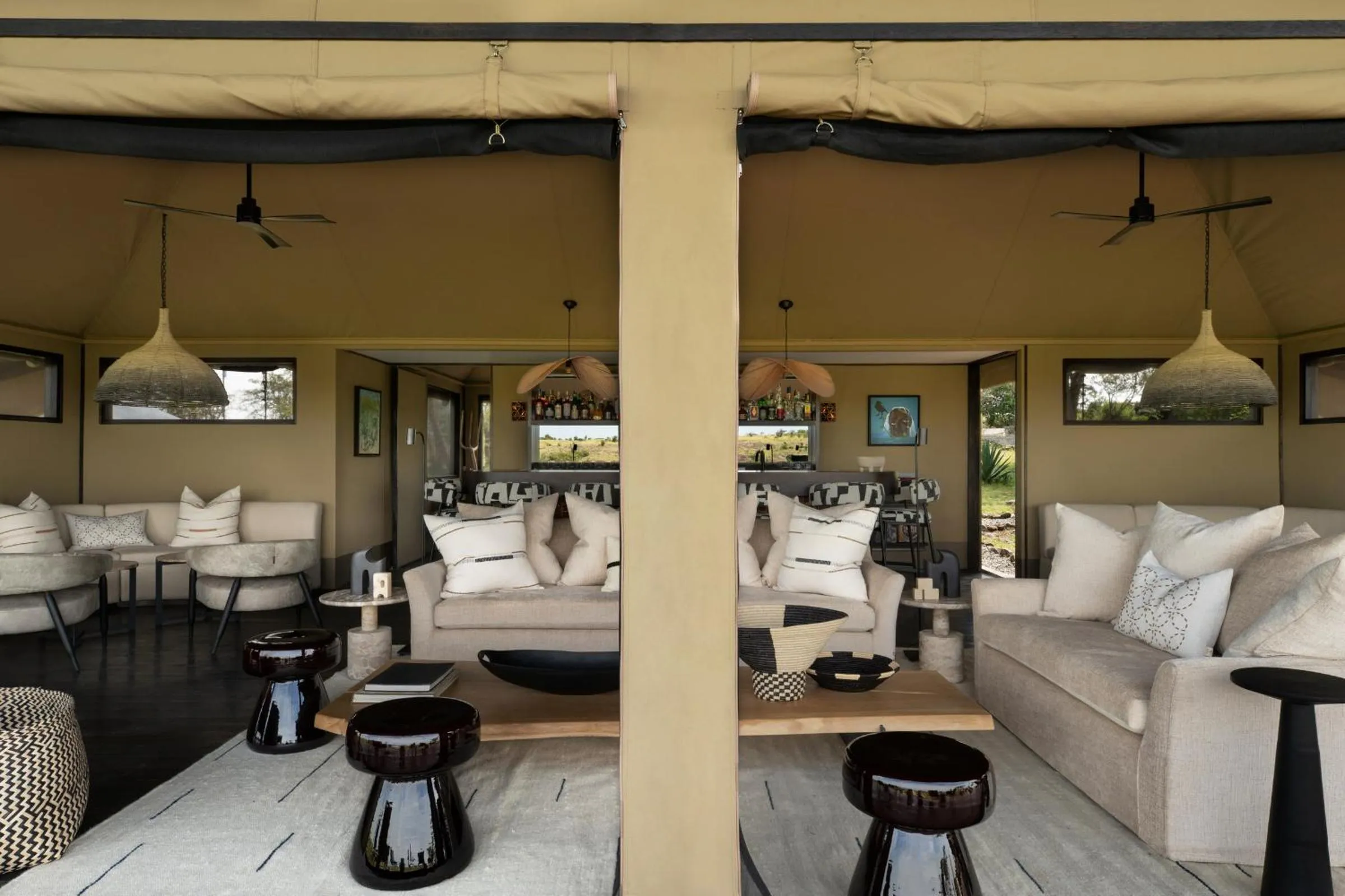 Natural landscape in Mahali Mzuri