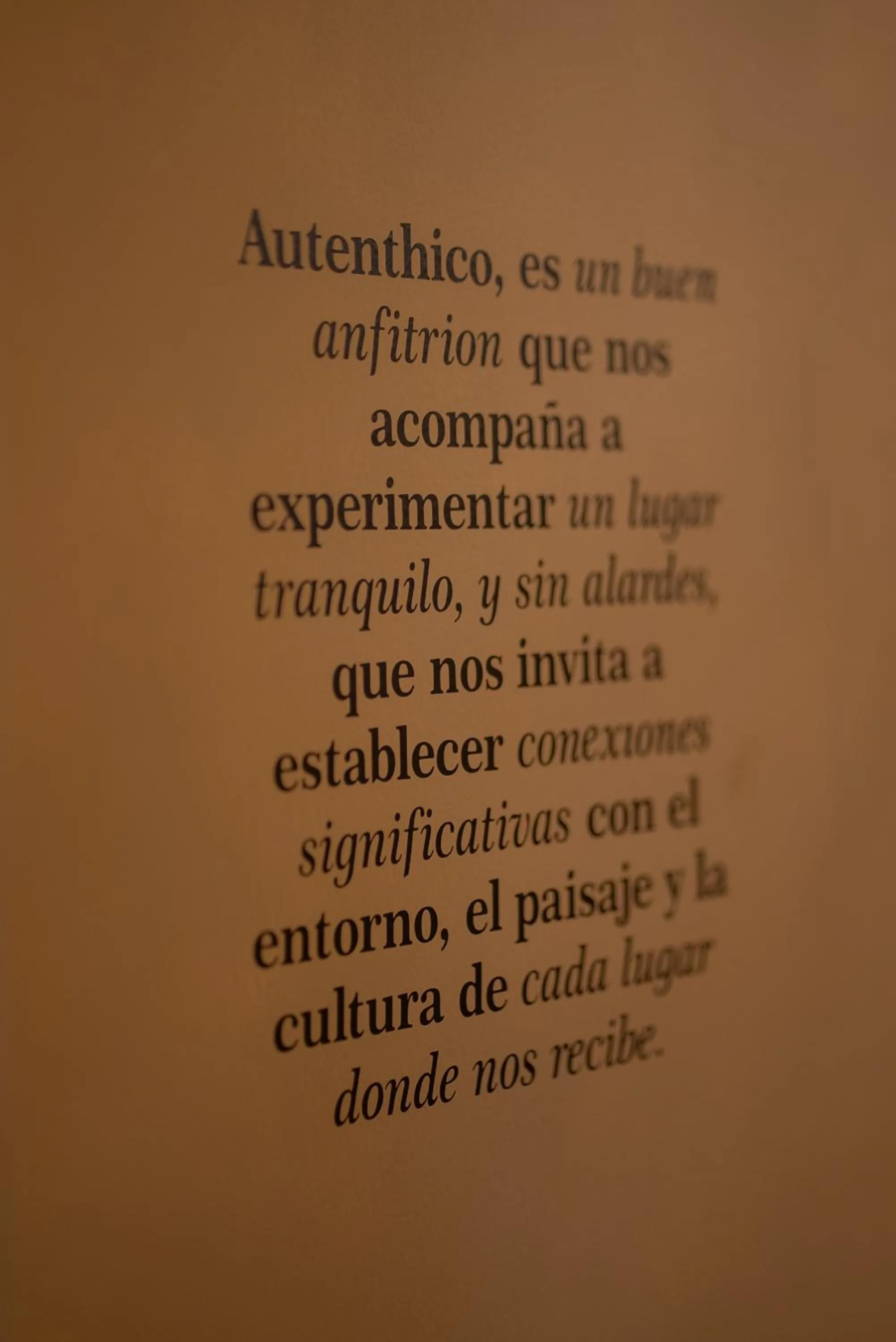 Text overlay in Autenthico Provenza Home Medellin