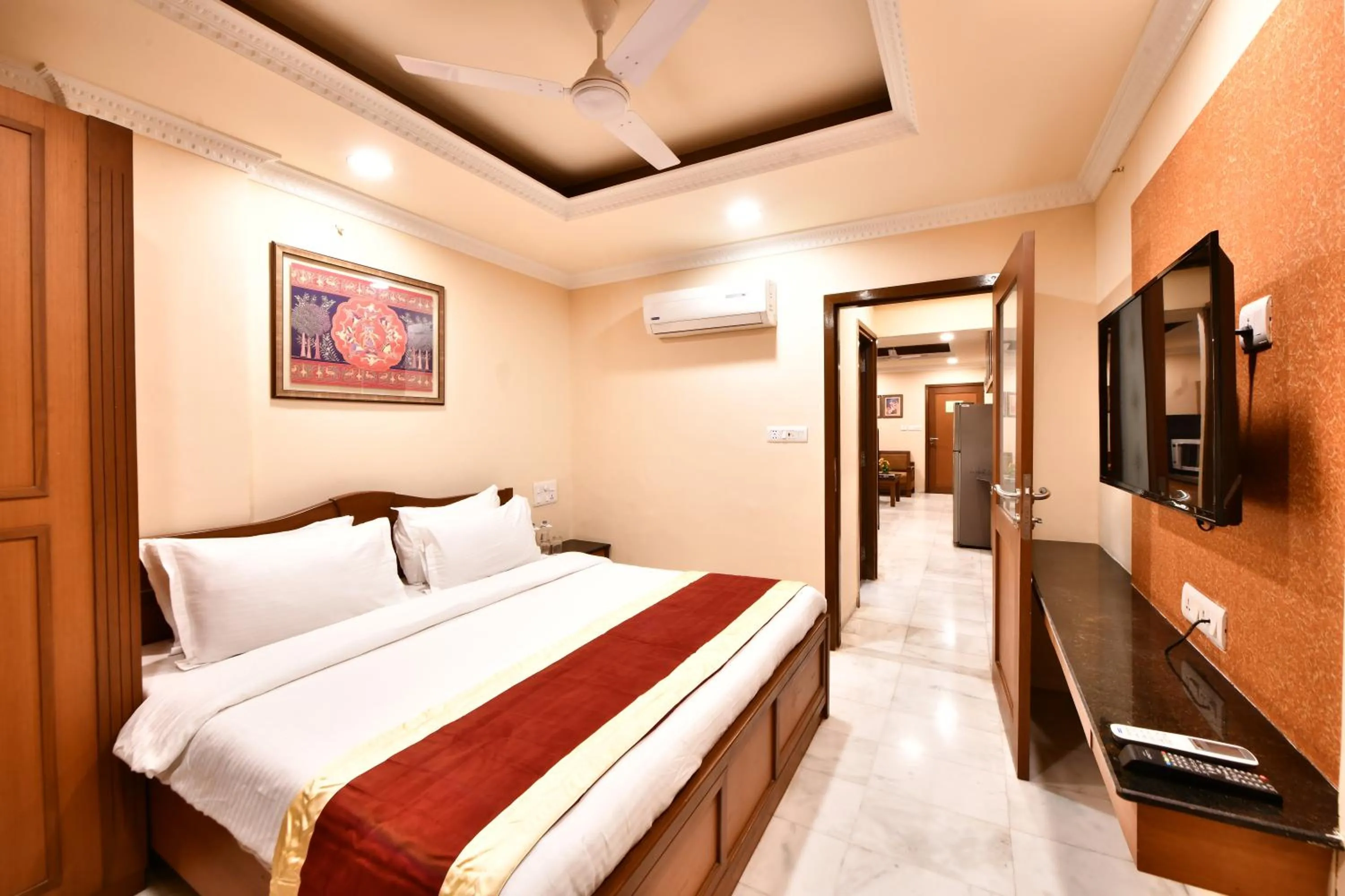 View (from property/room), Bed in Click White House Residency, Vadodara