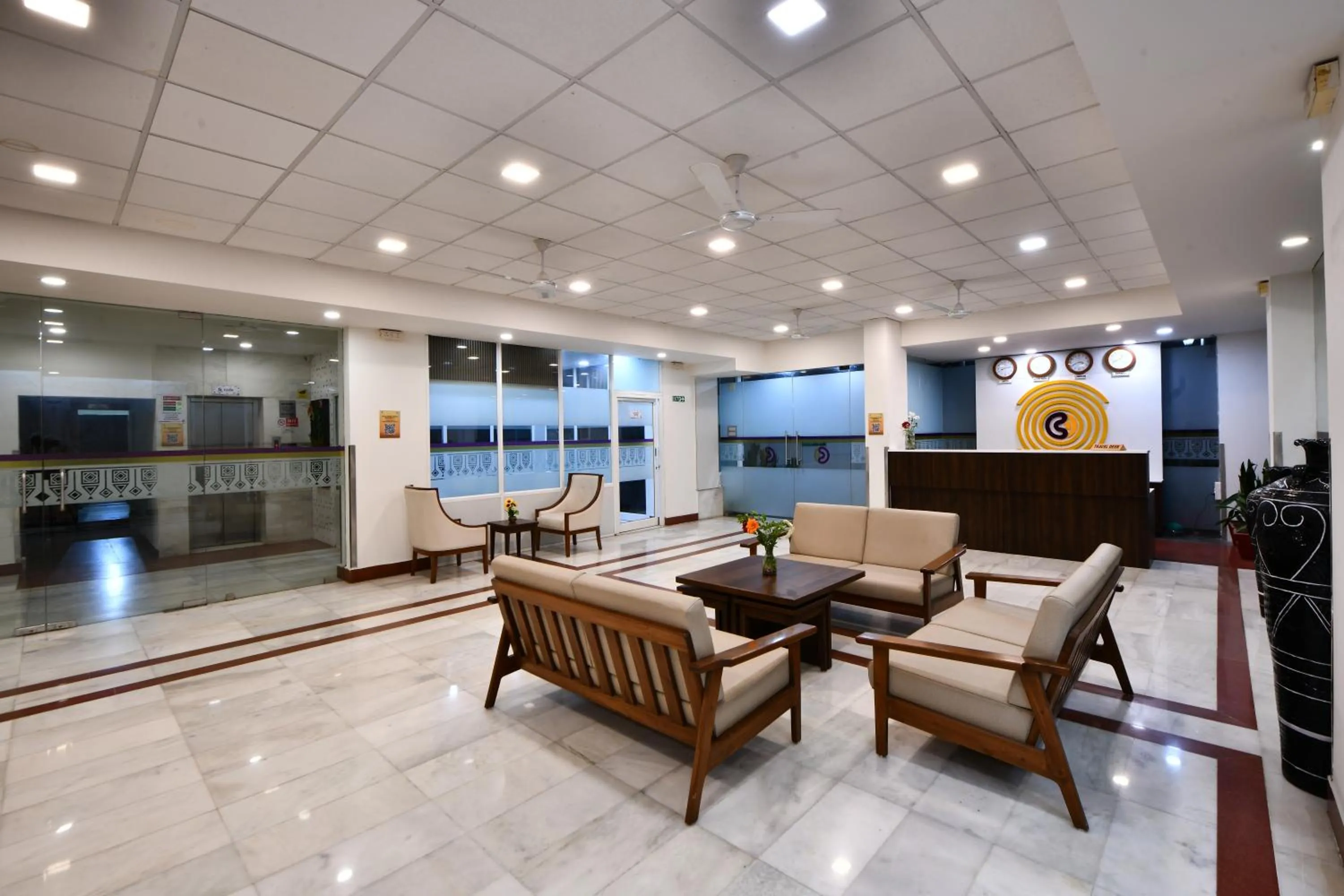 Lobby or reception in Click White House Residency, Vadodara