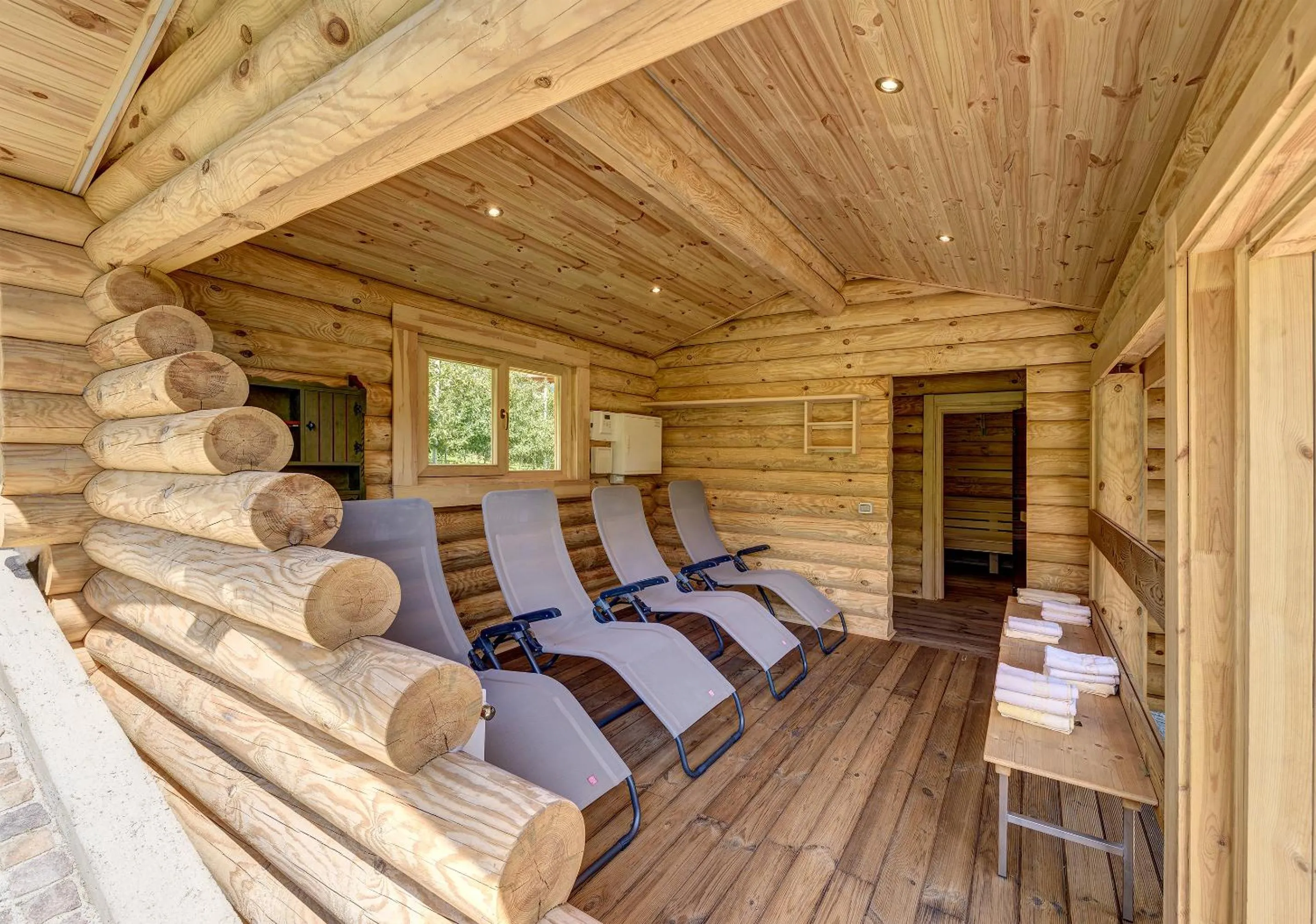 Sauna in Ruster Resort