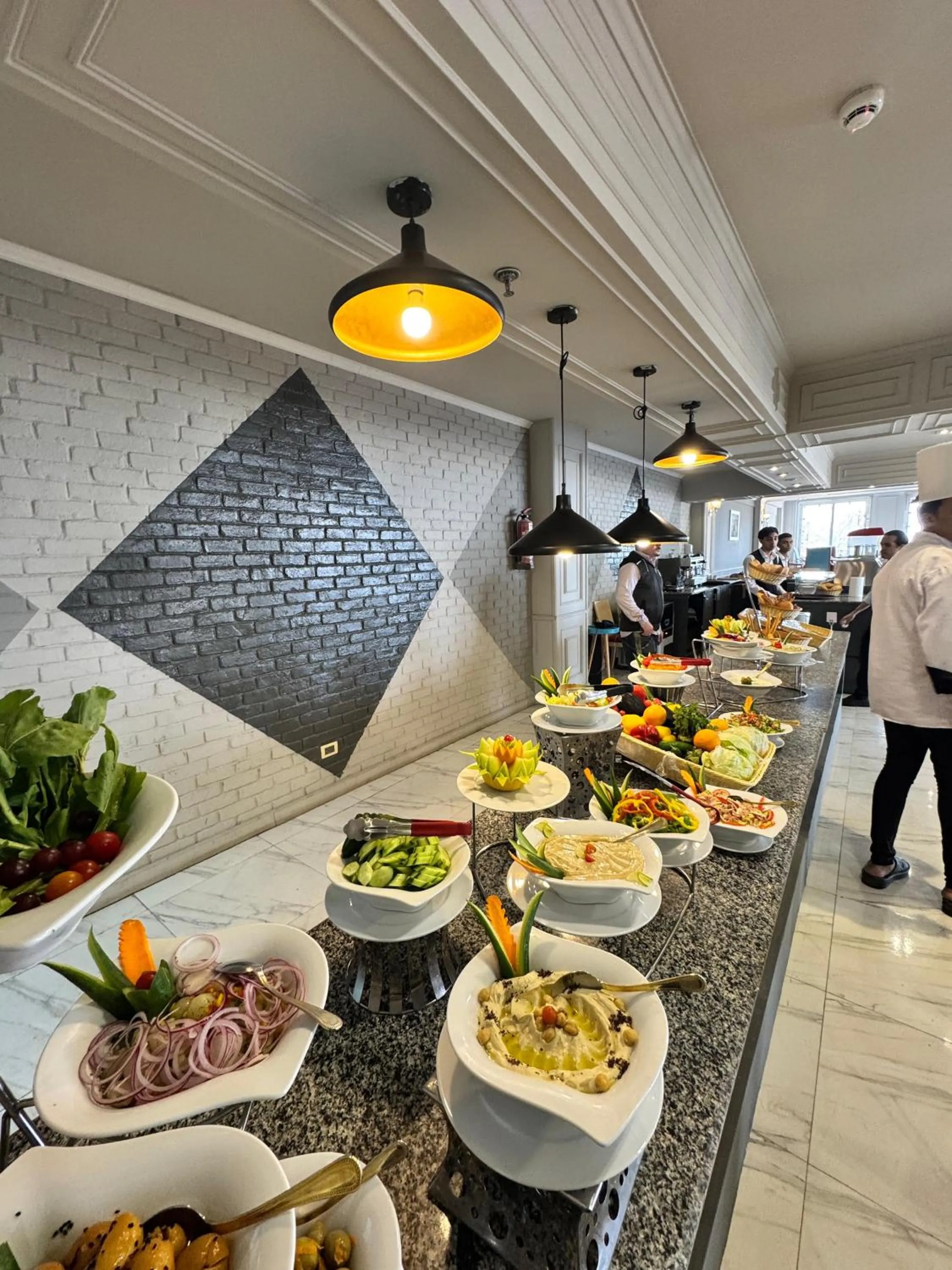 Buffet breakfast in Oriental grand Plaza