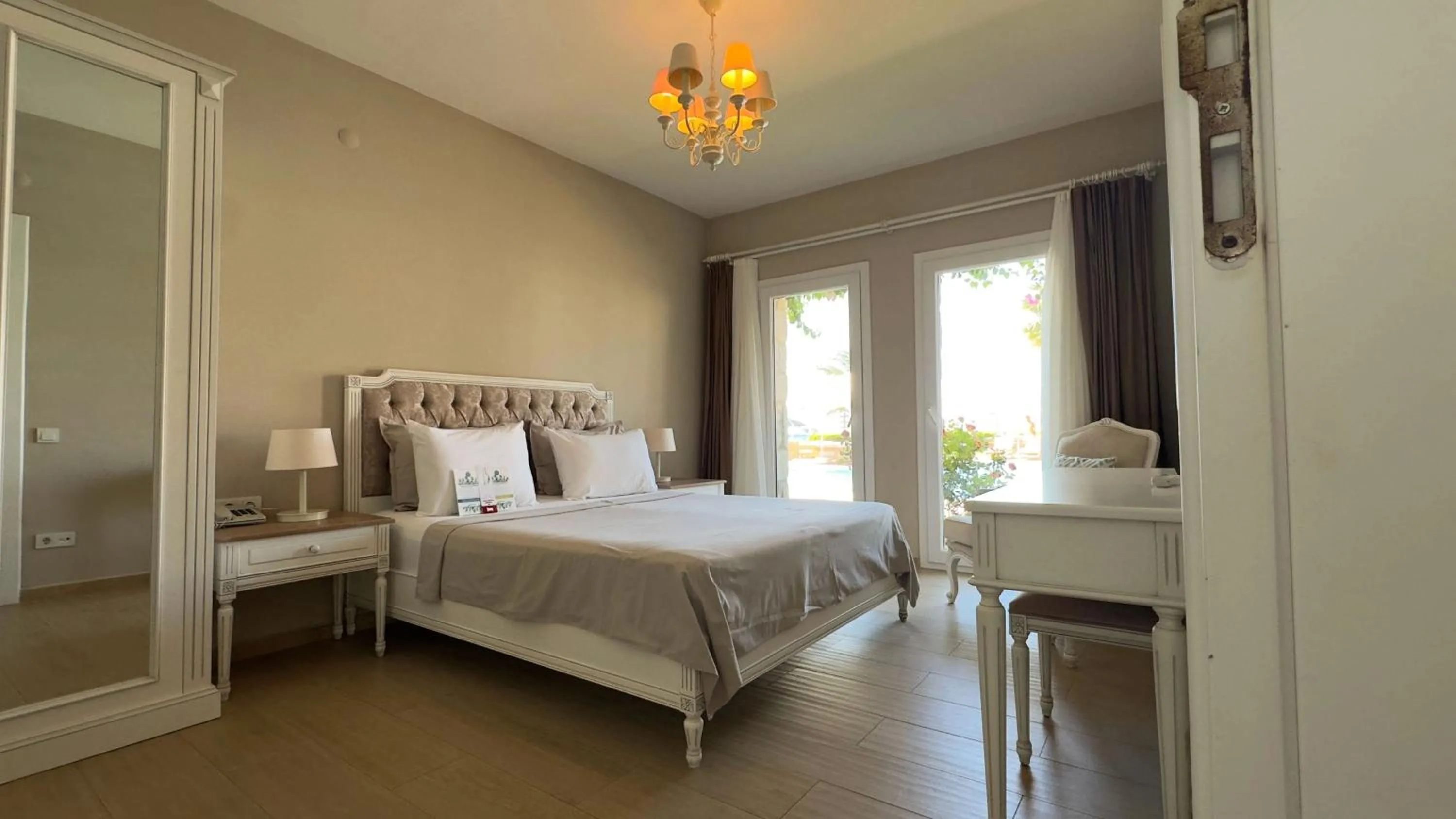 Bed in Datca Doris Hotel