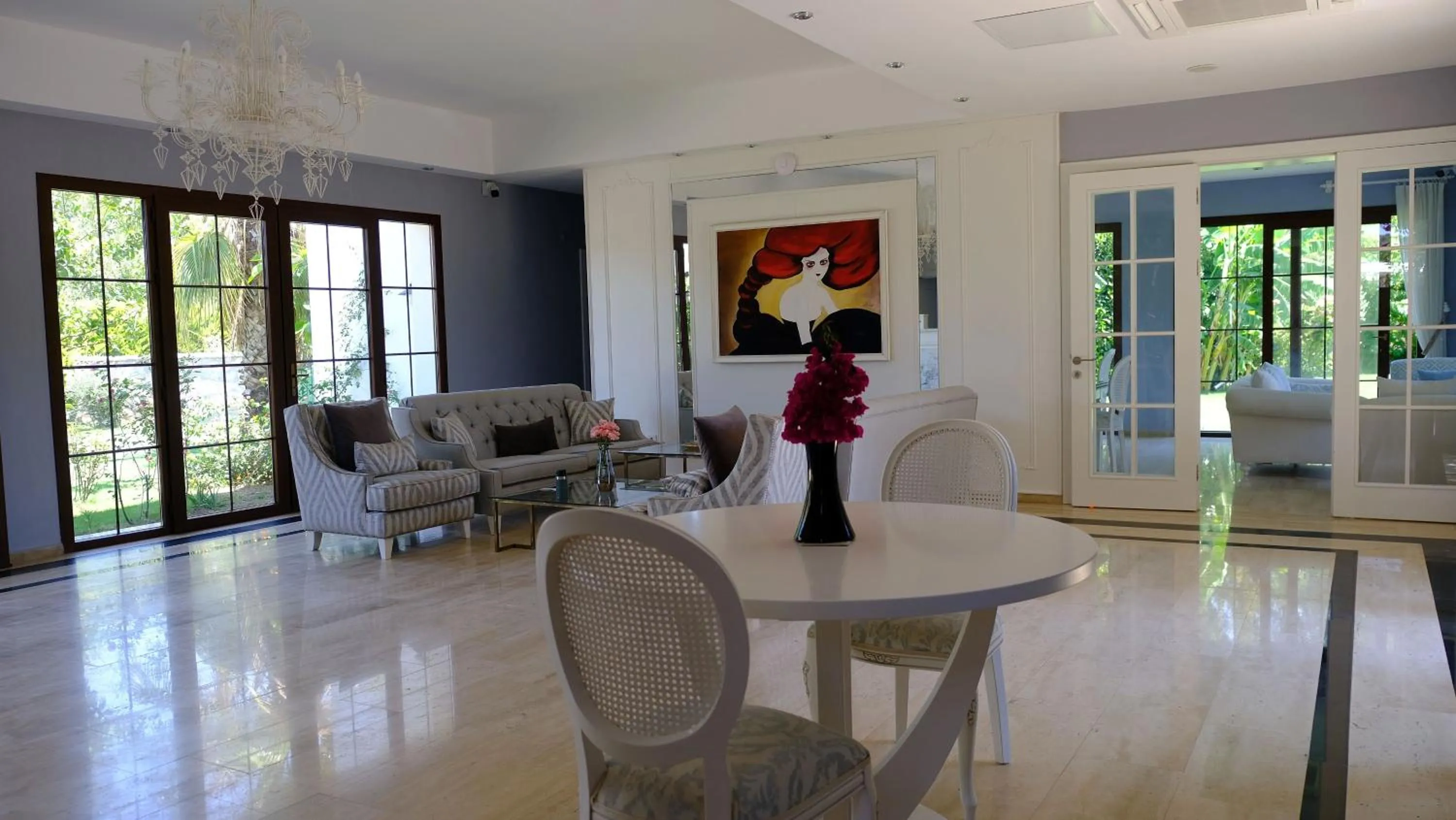 Seating area in Datca Doris Hotel