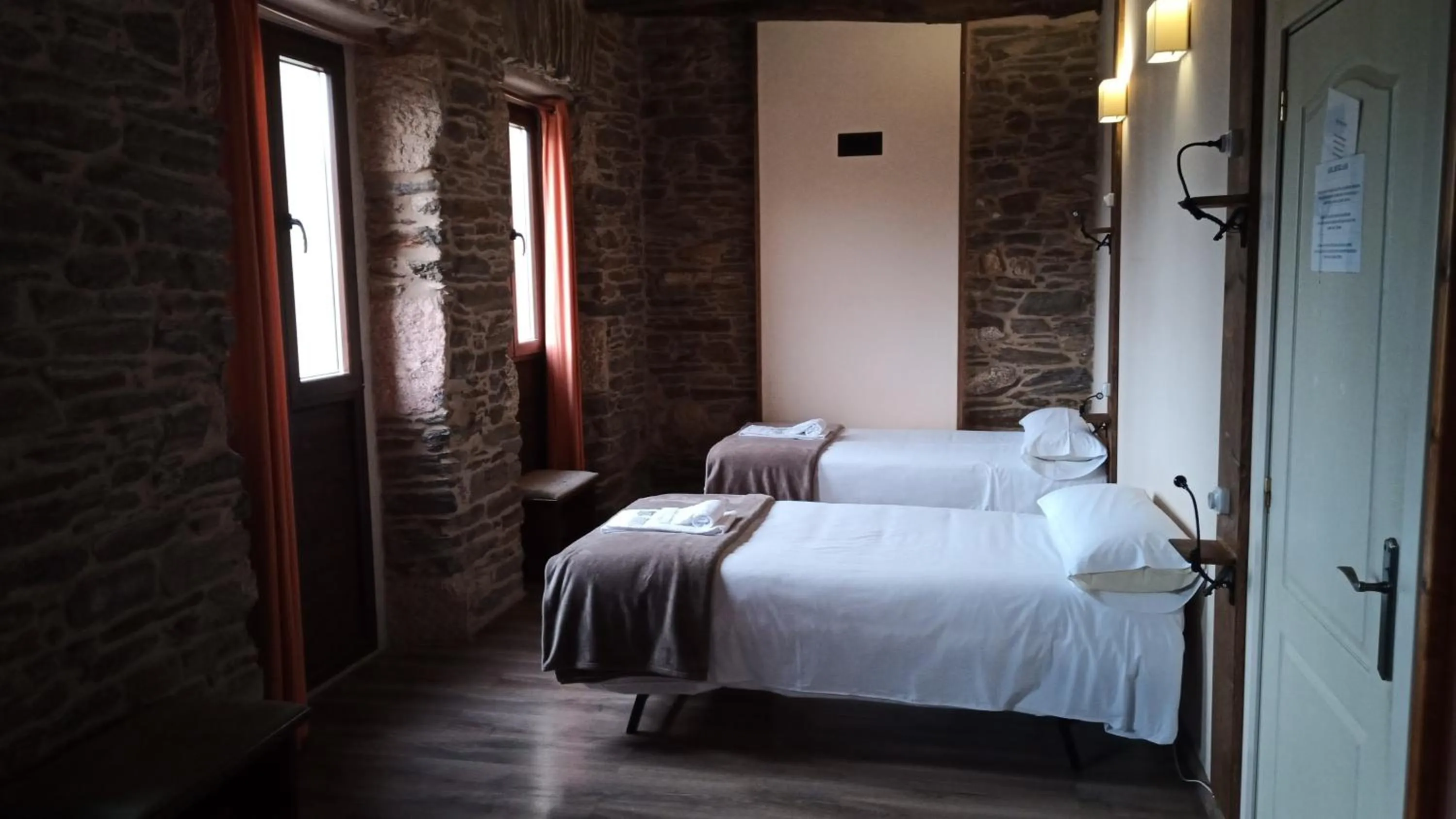 Bed in La Casona de Sarria