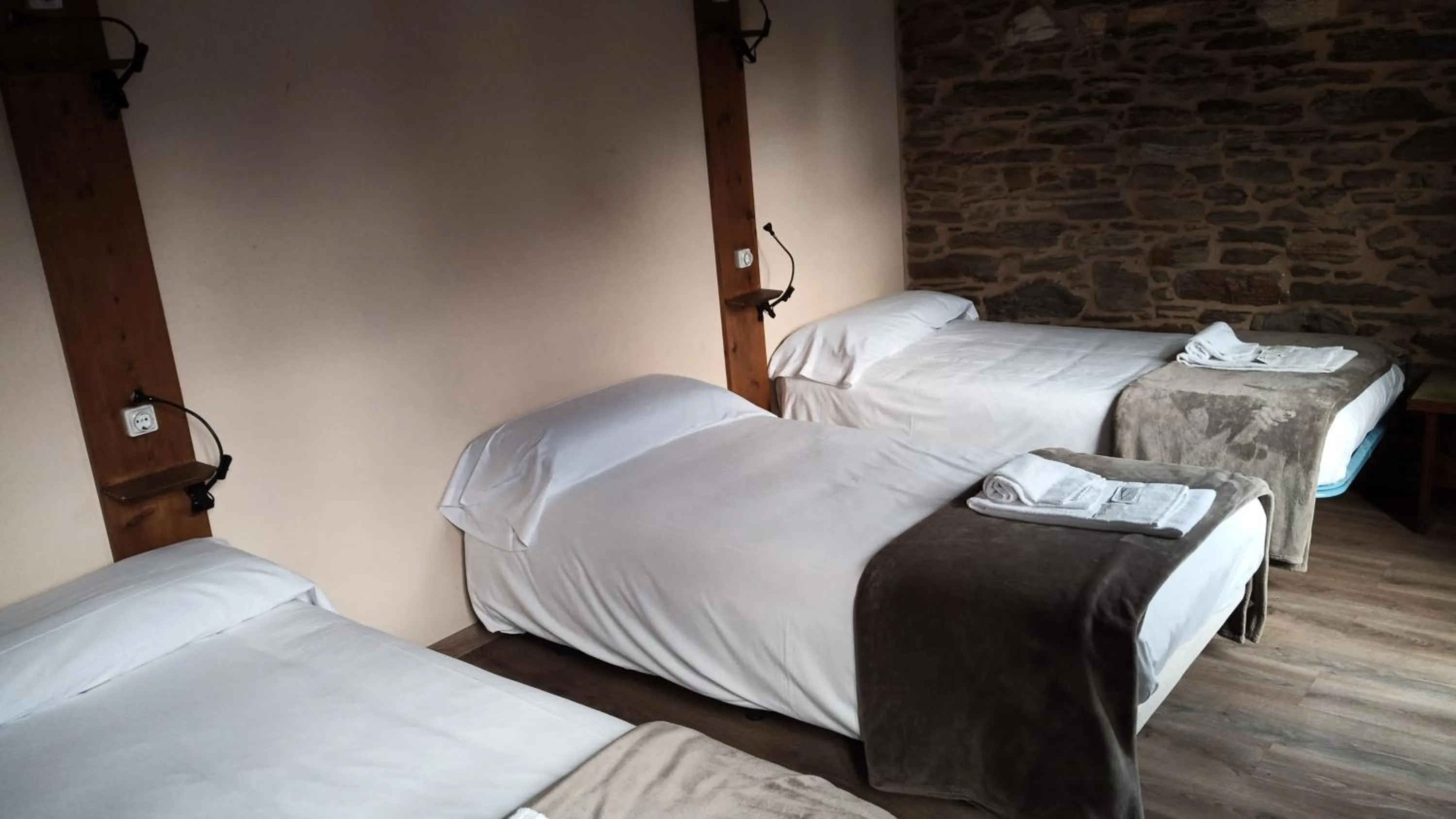 Bed in La Casona de Sarria