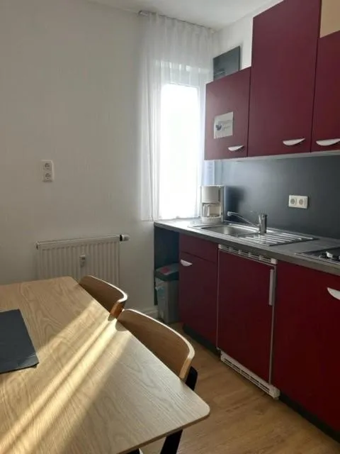 kitchen in Aparthotel Gartenstadt