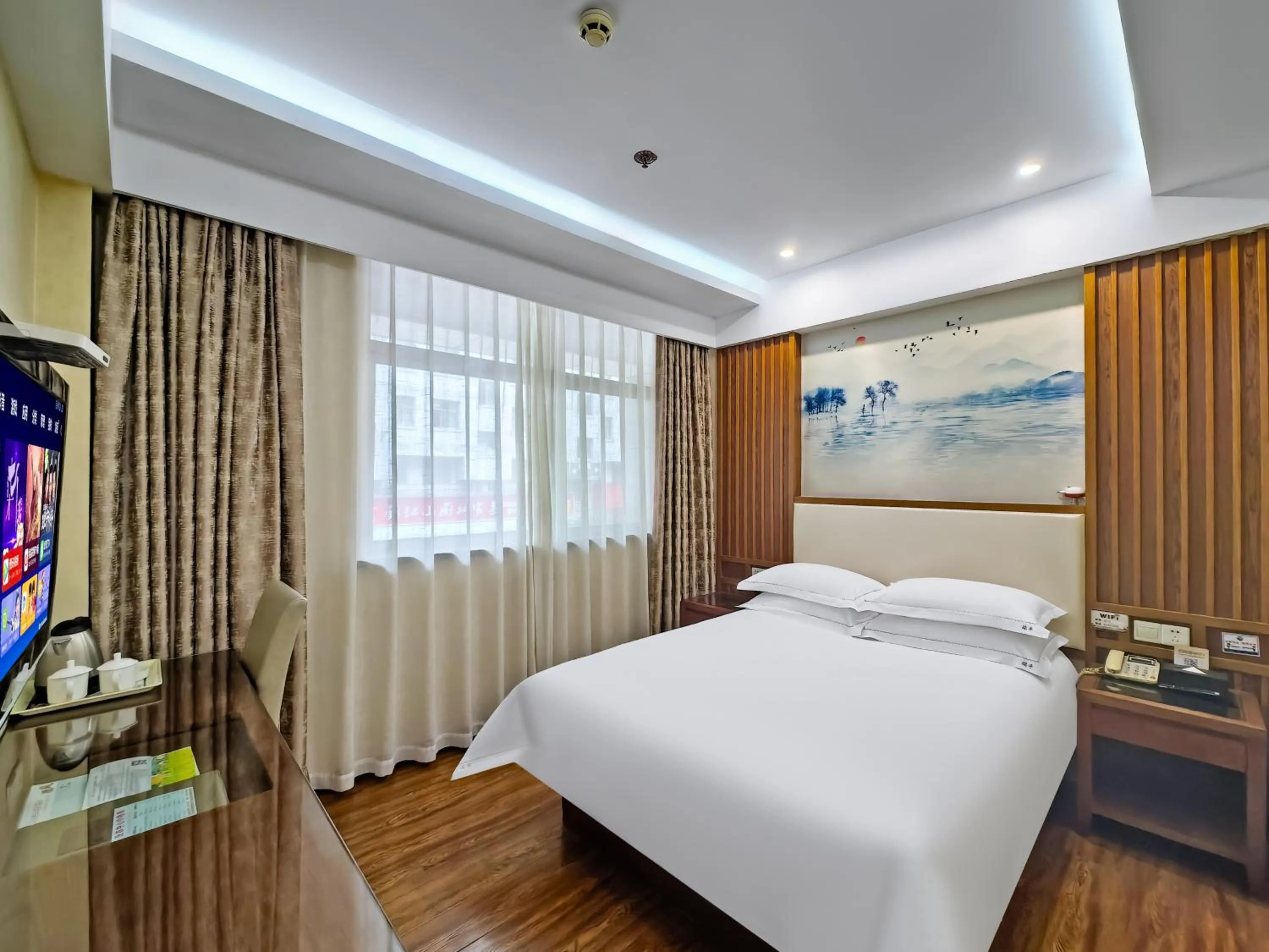 Bed in Yiwu Ruifeng Hotel