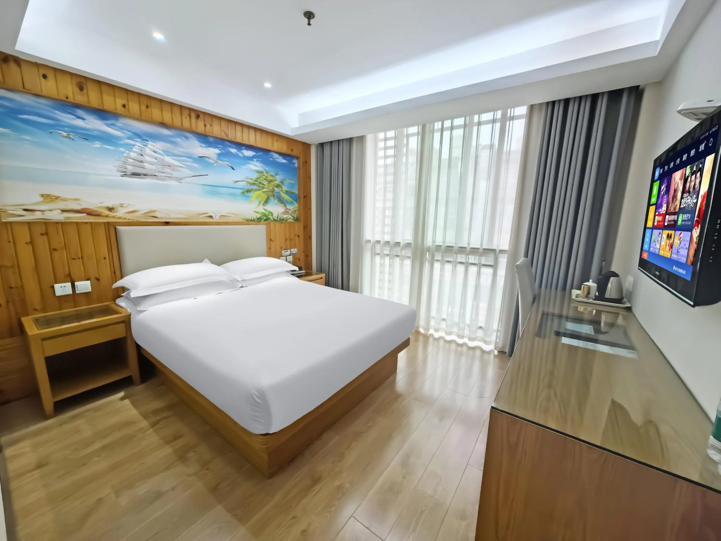 Bed in Yiwu Ruifeng Hotel