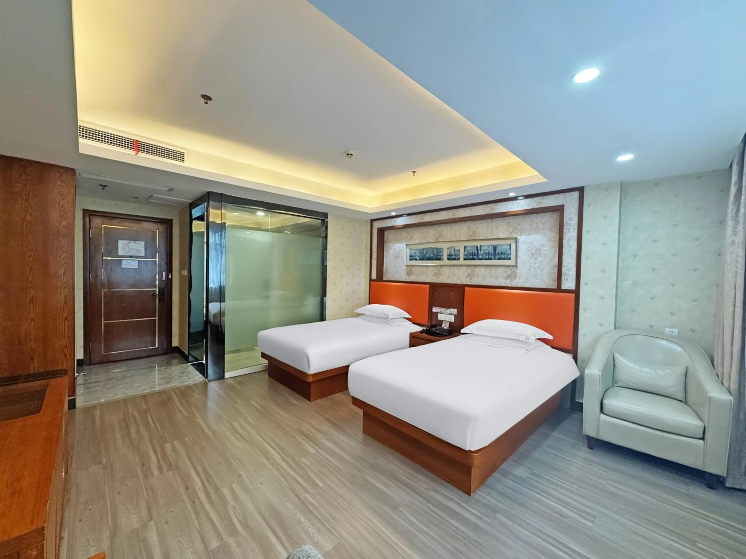 Bed in Yiwu Ruifeng Hotel