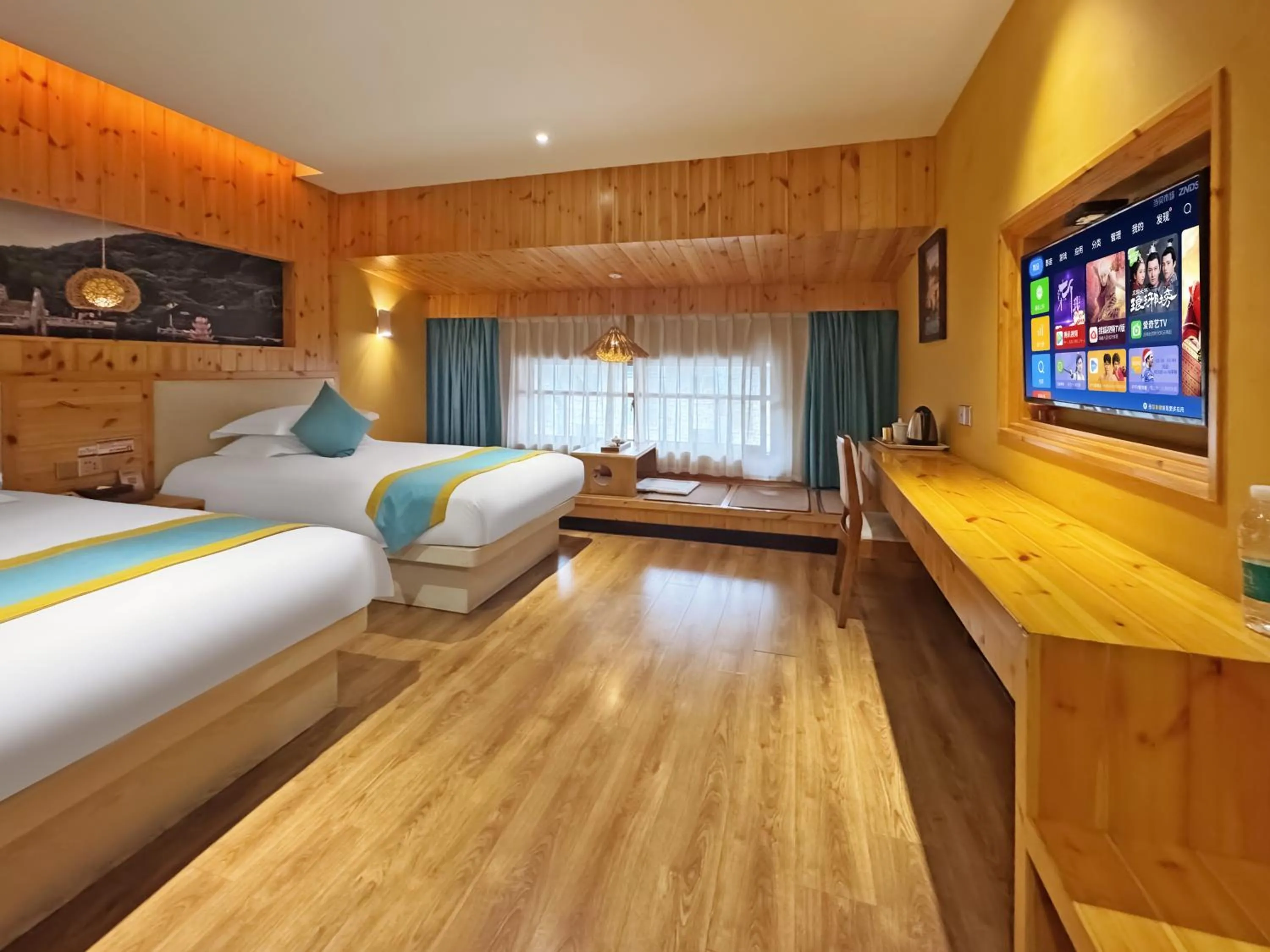 Bed in Yiwu Ruifeng Hotel