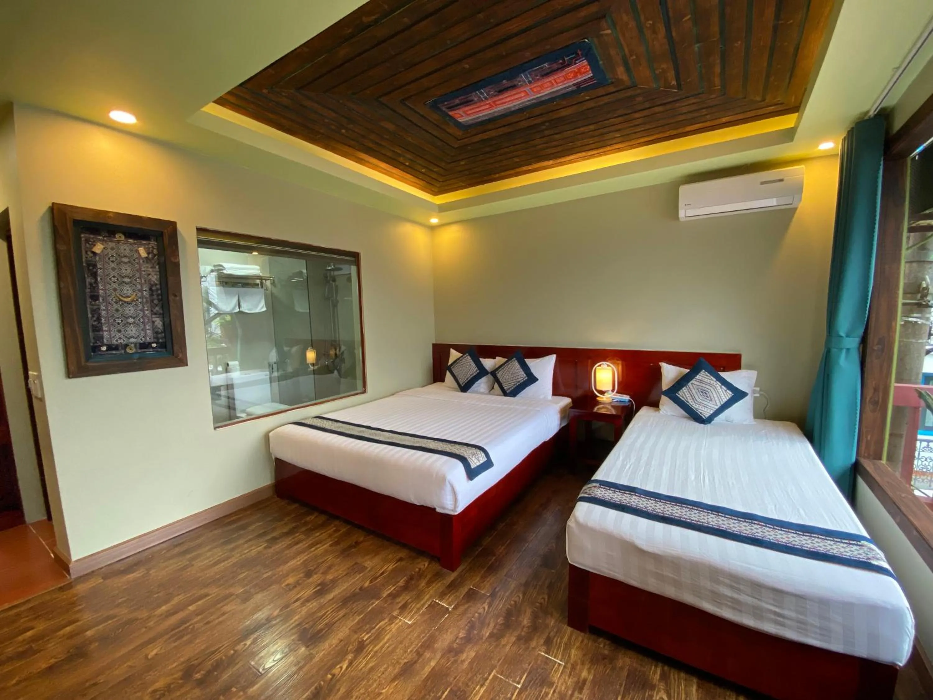 Bed in Botanic Sapa Hotel