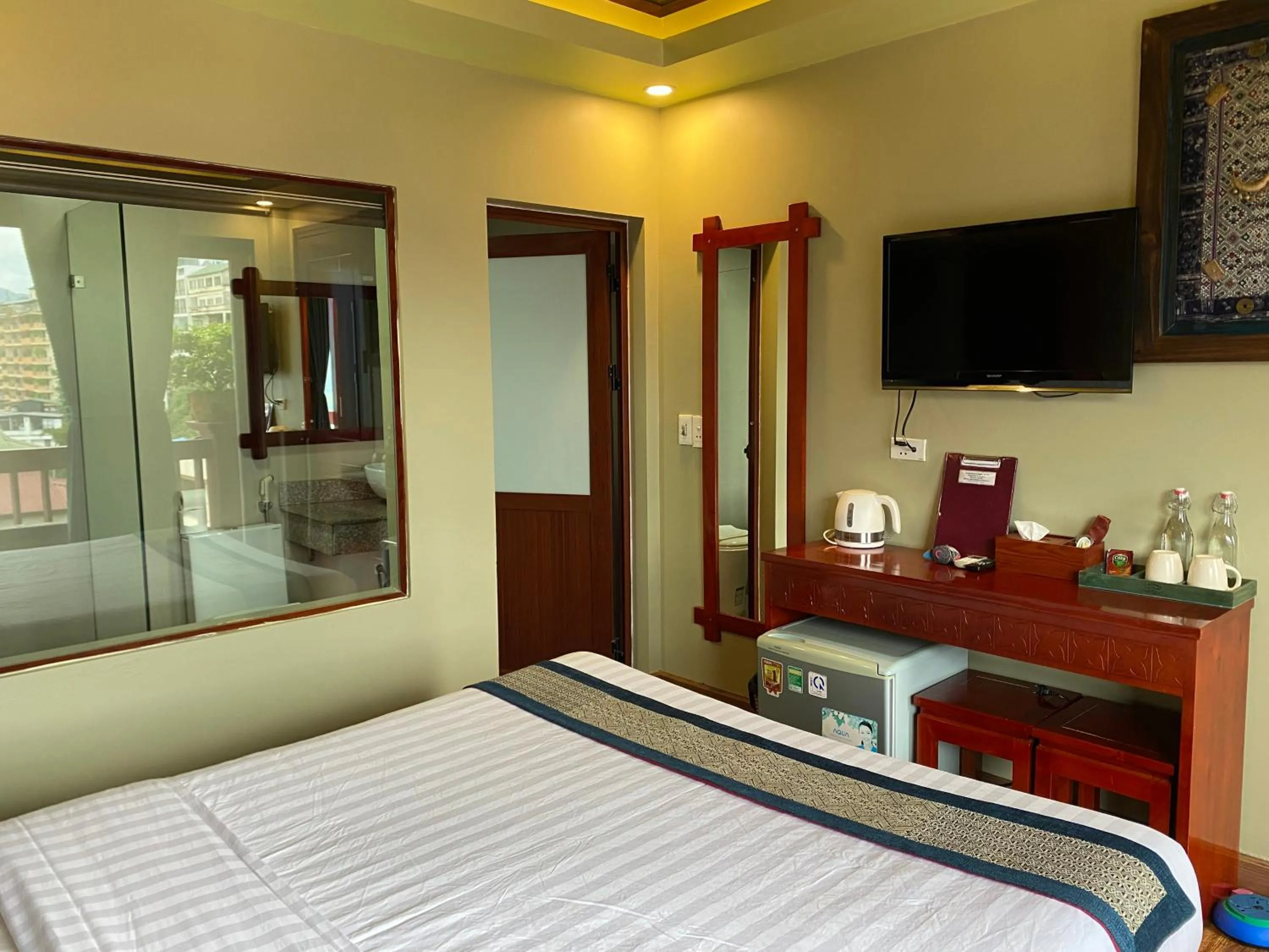 Bed in Botanic Sapa Hotel