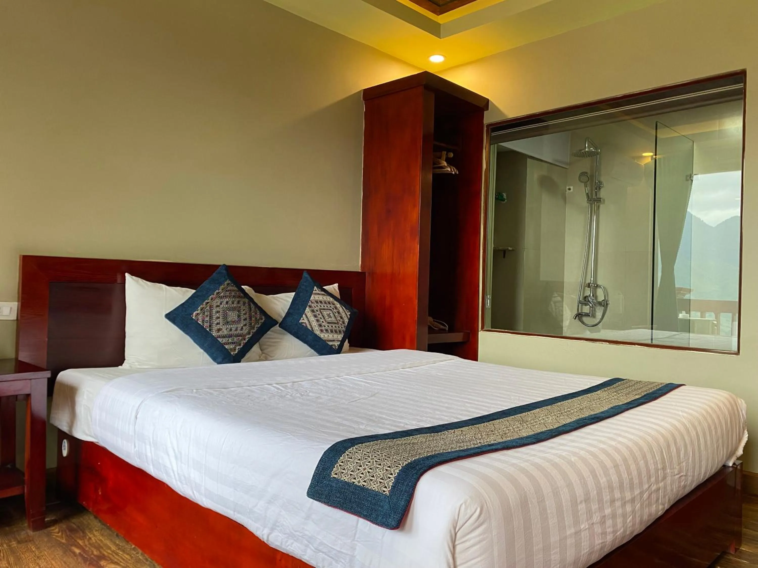 Bed in Botanic Sapa Hotel