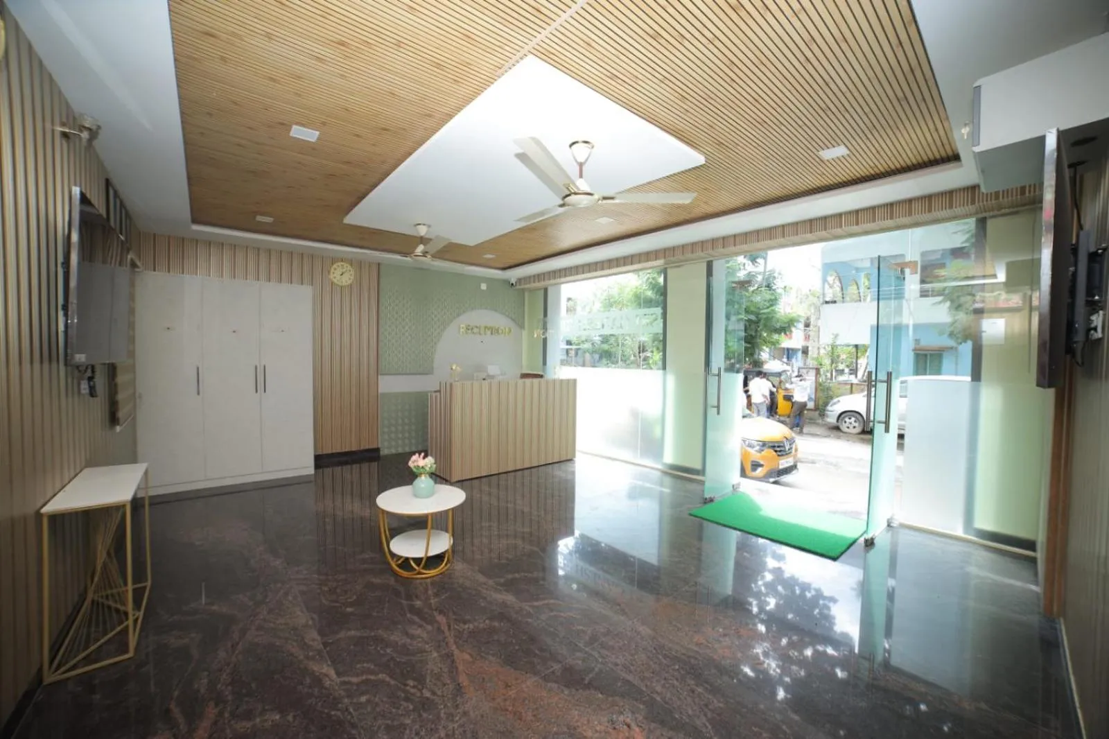 Lobby or reception in Sri Ganesh Grand