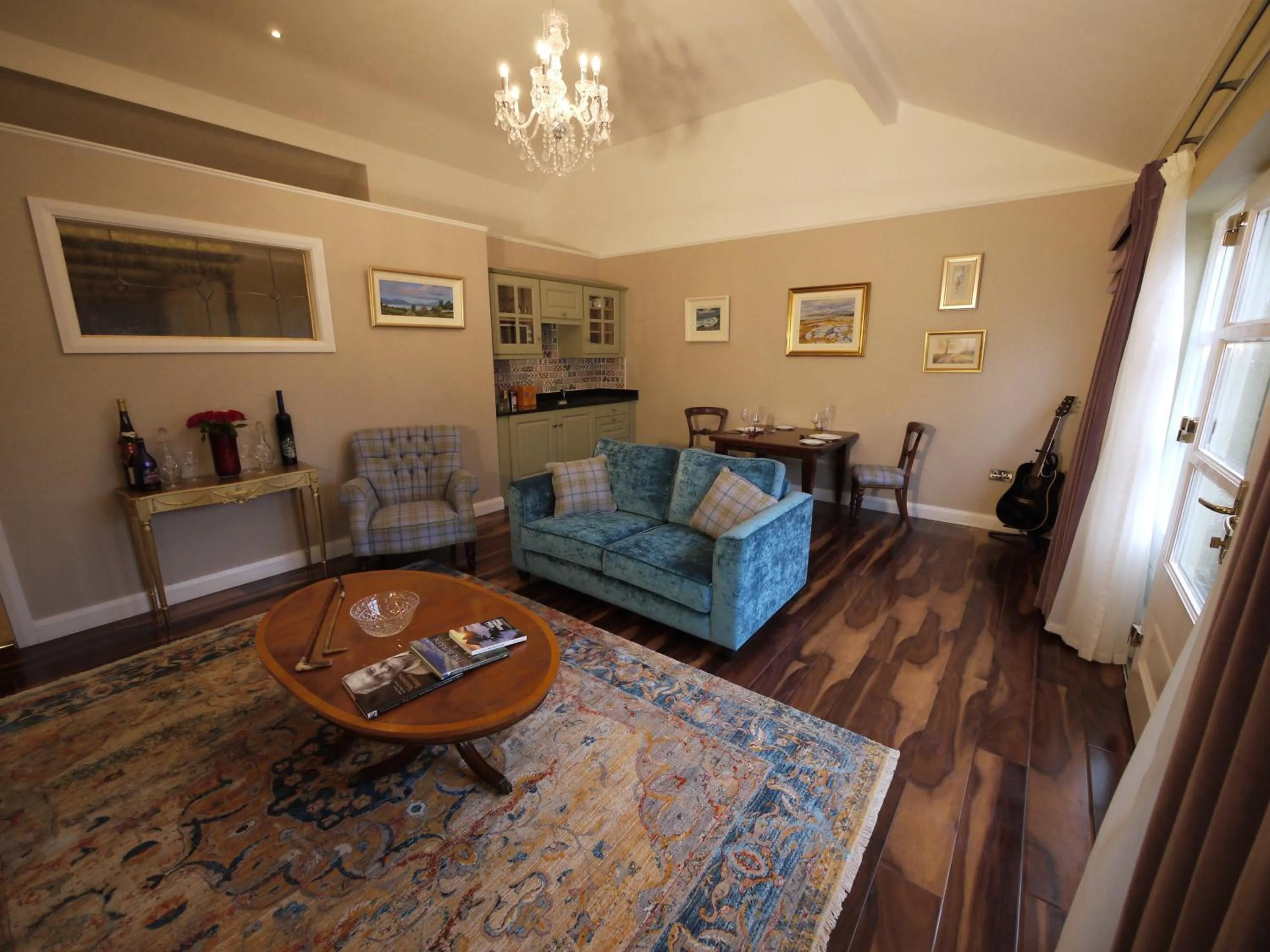Seating area in The Carriage Houses at Beechpark House