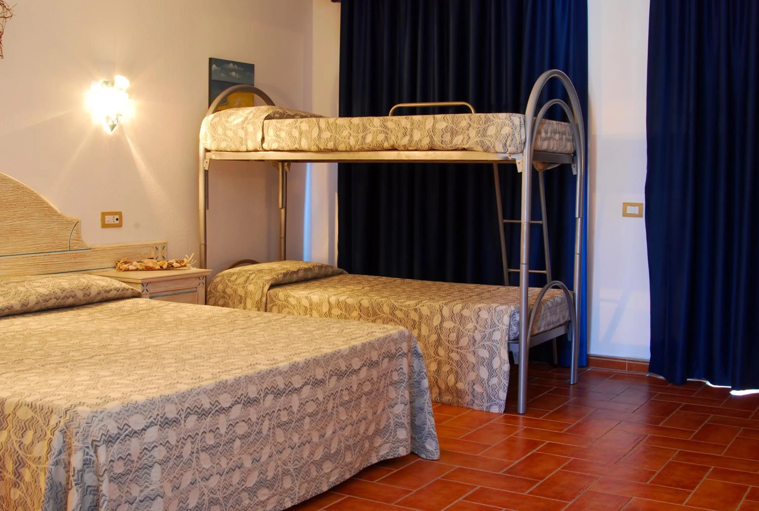 Bed in Hotel le Sabbie