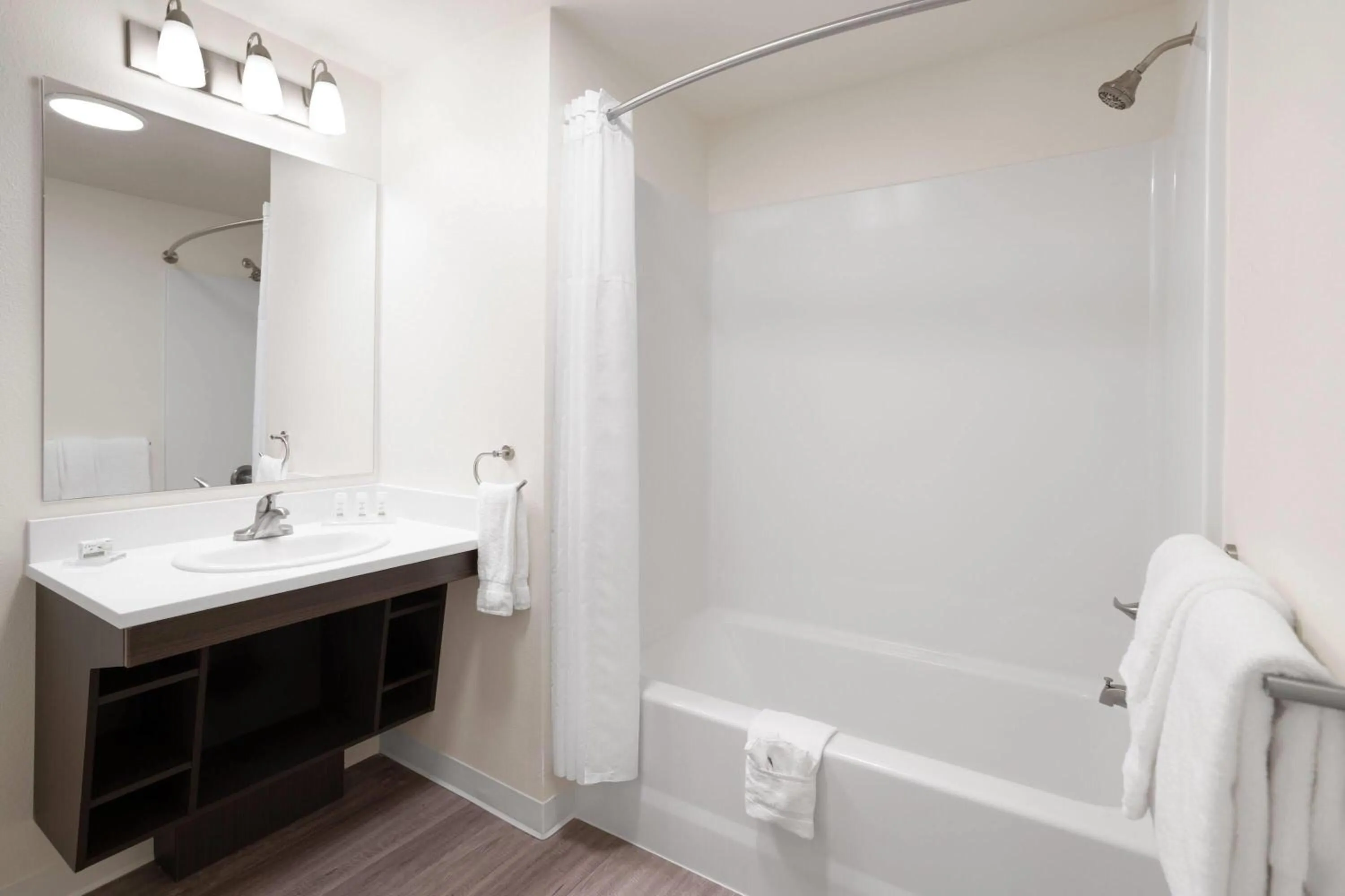 Bathroom in Hawthorn Extended Stay by Wyndham Jackson Alpine